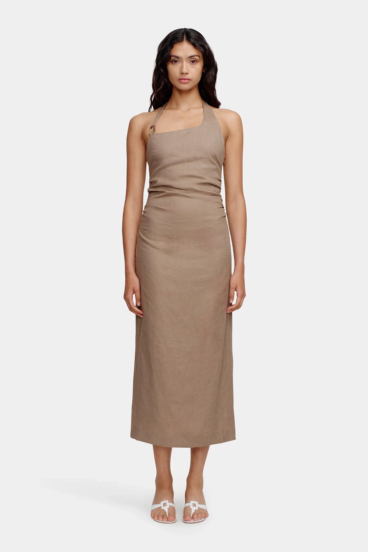 skylar midi dress Anastasia Midi Dress Porcini XS / Porcini