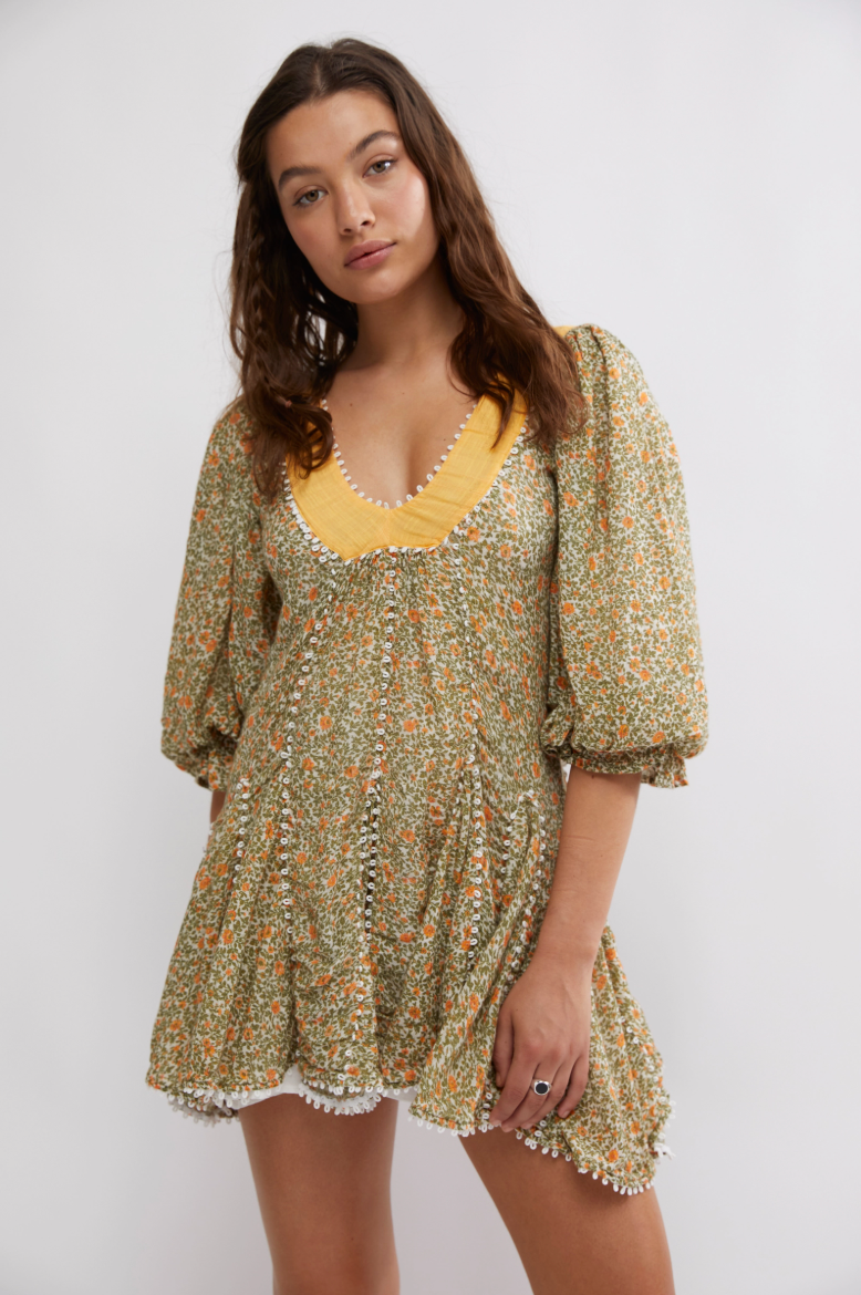 Free People Bali Coral Mini Dress WHISPERWHTCOMBO / S Free People Bali Coral Mini Dress WHISPERWHTCOMBO / S