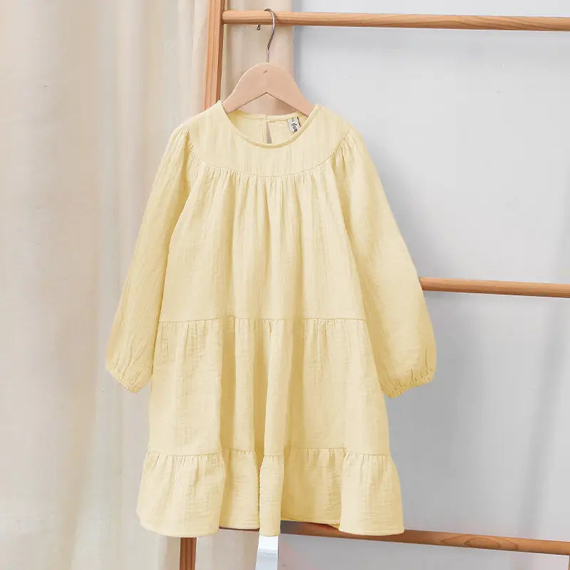 muslin cloth dress Muslin Dress with Ruffles – Skylar & Skyler