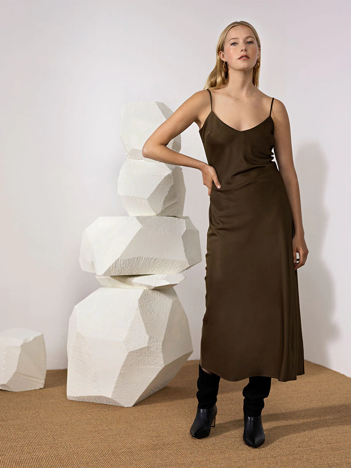 Slip Midi Dress