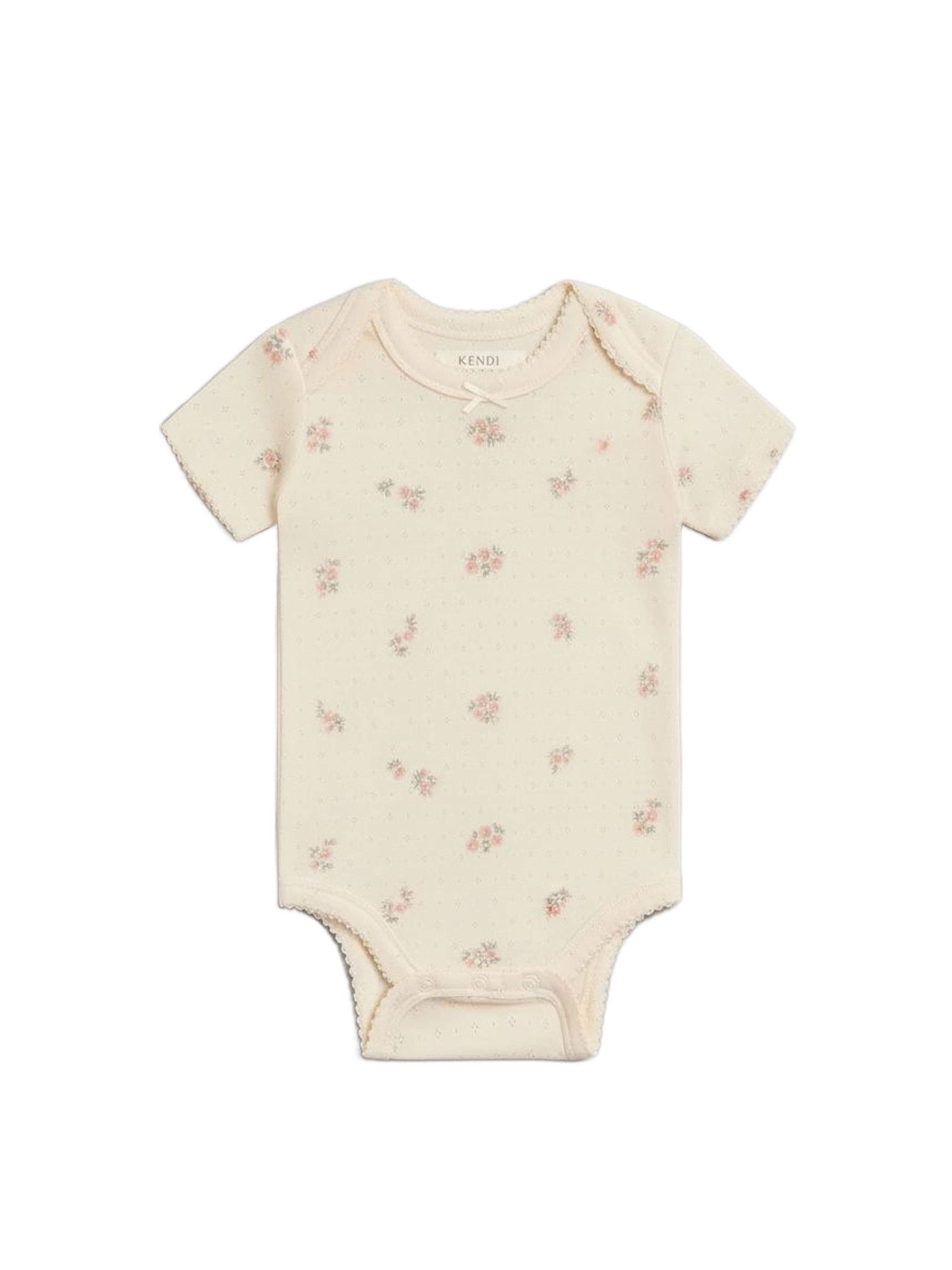 Josie Pointelle Bodysuit - Maris Floral / Ivory + Sea