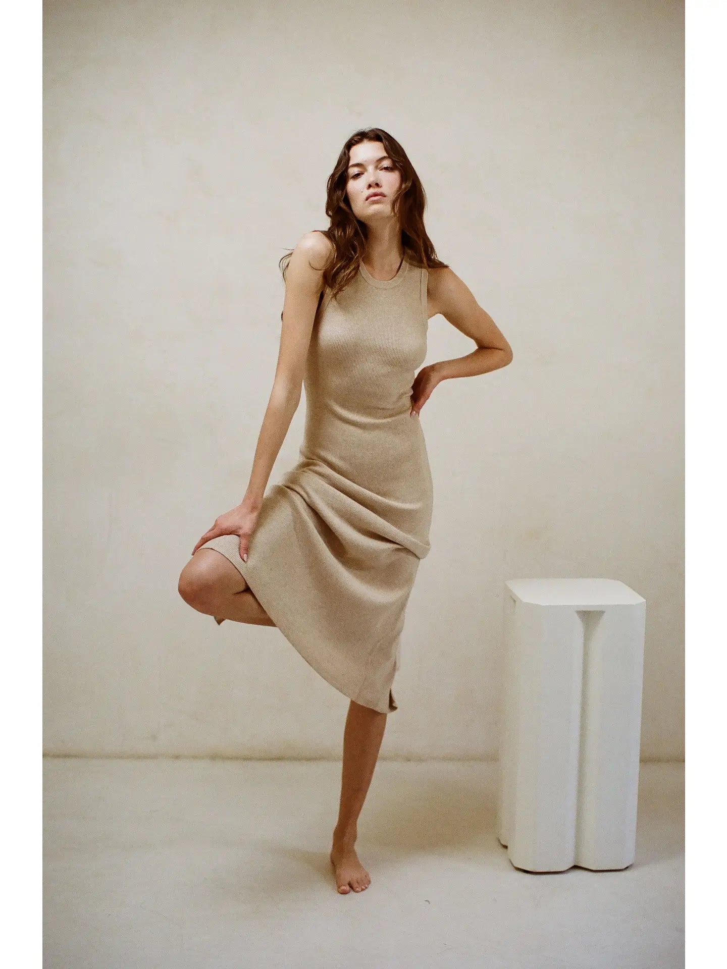 Knit Ribbed Dress