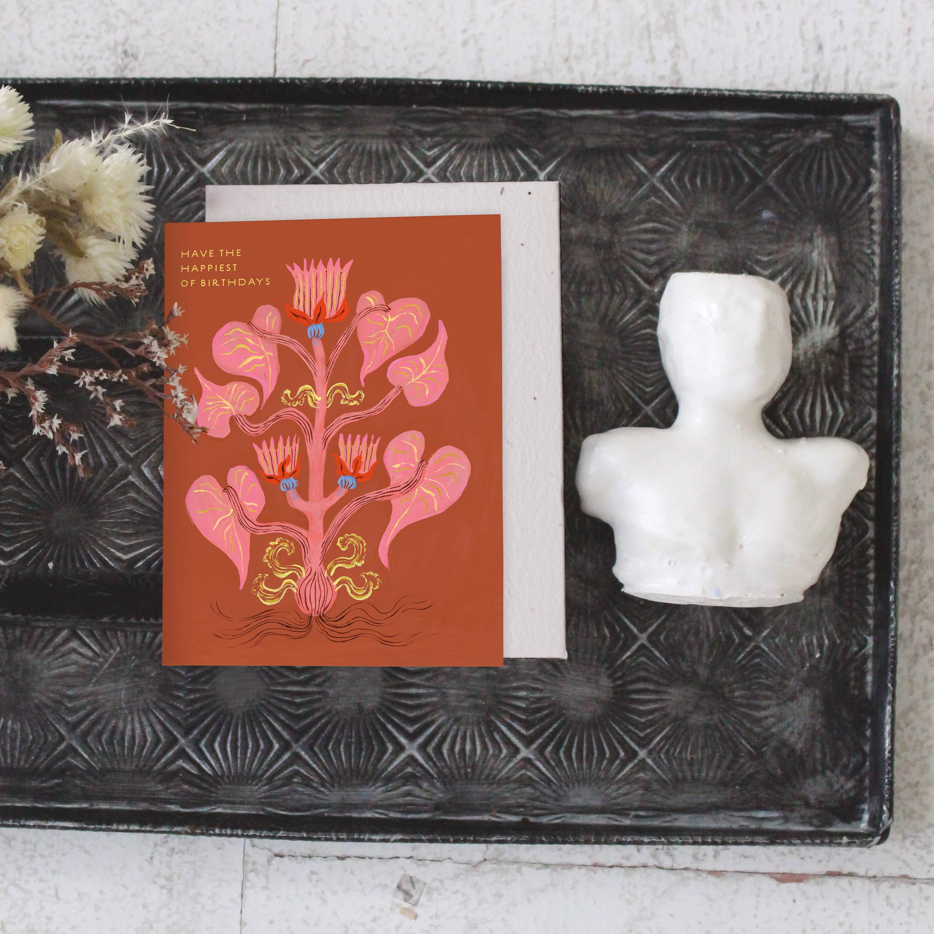 Heart of Flowers - Birthday Card