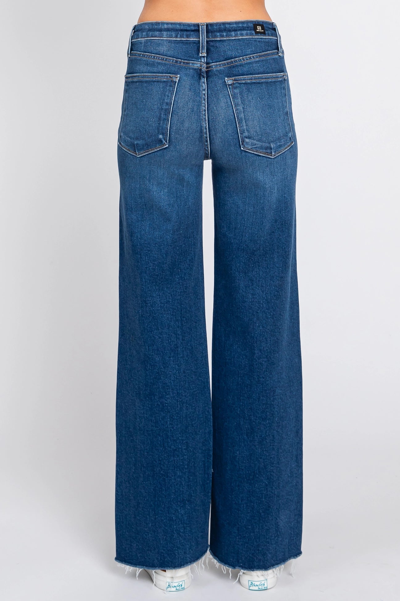 Paola A Line Scissor Hem Wide Leg