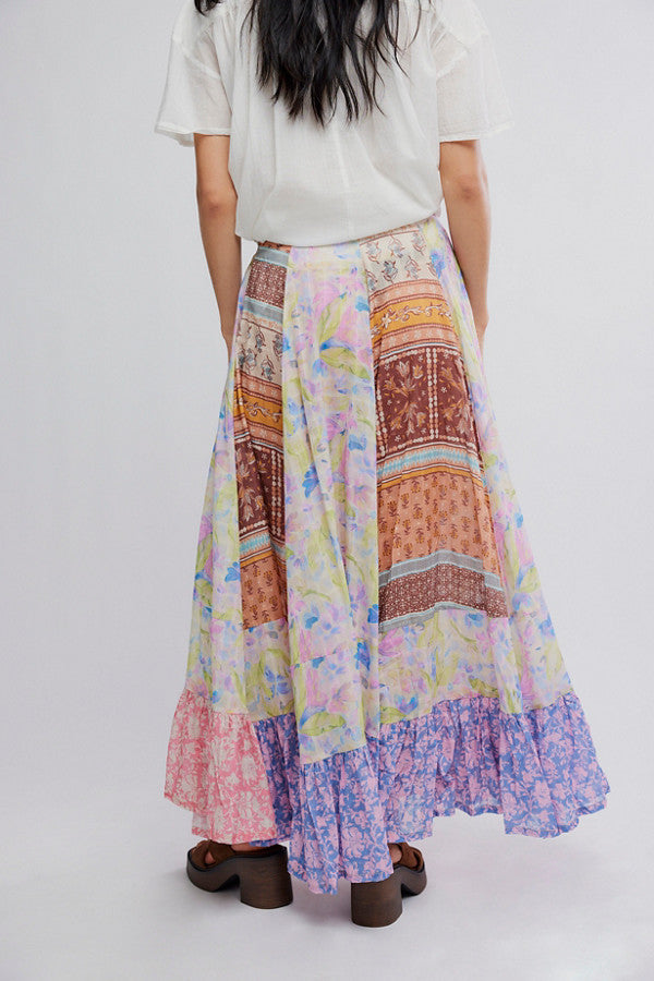Santa Eulalia Printed Maxi Skirt