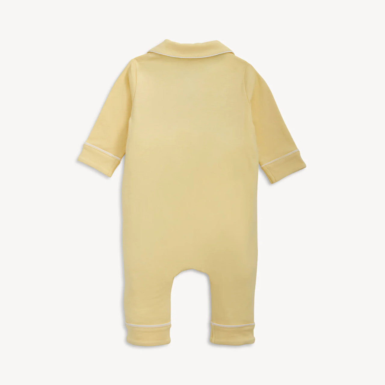 Stars Yellow Right Fit Piped Magnetic Romper