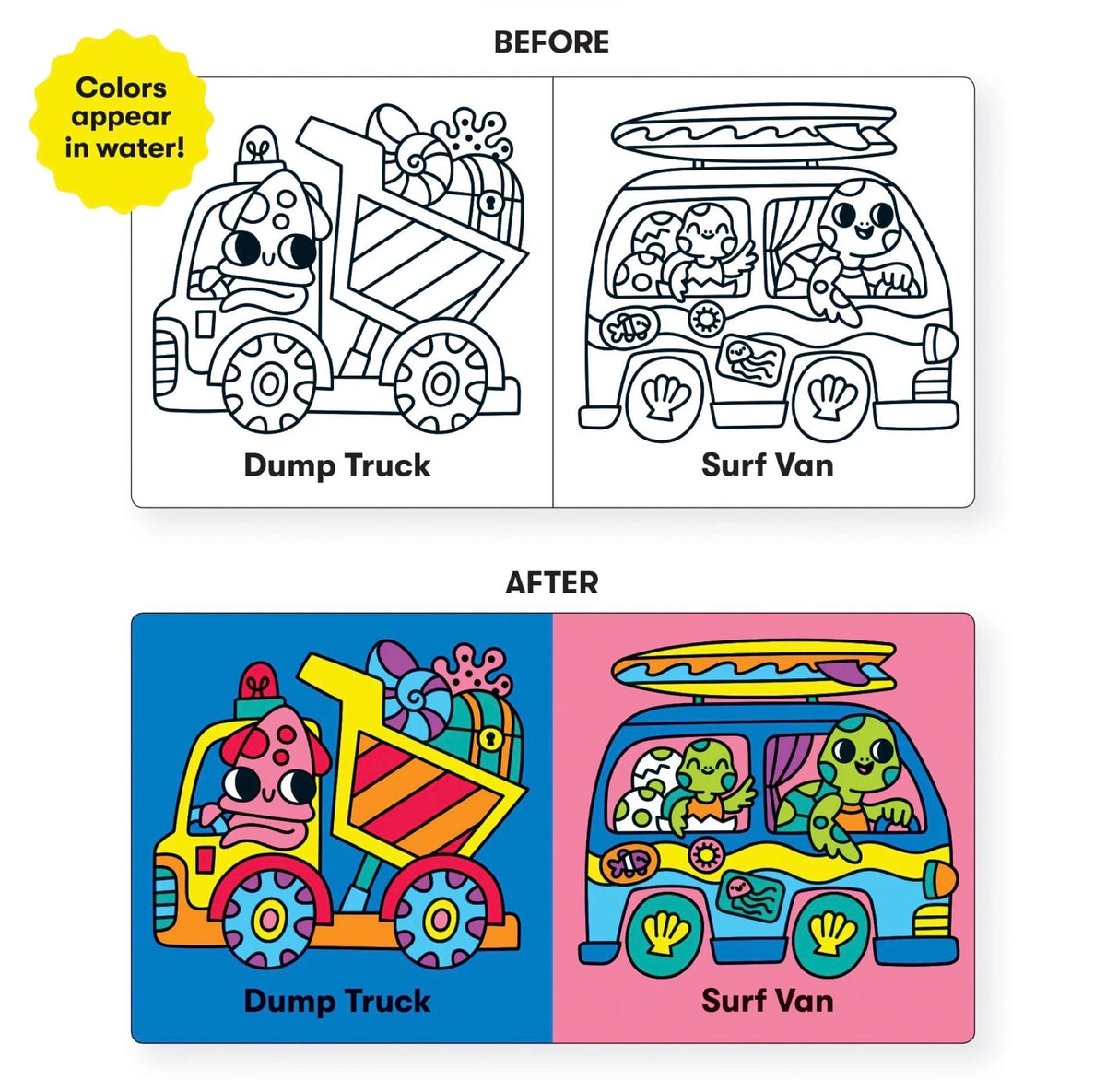Marine Life On the Move Color Magic Bath Book