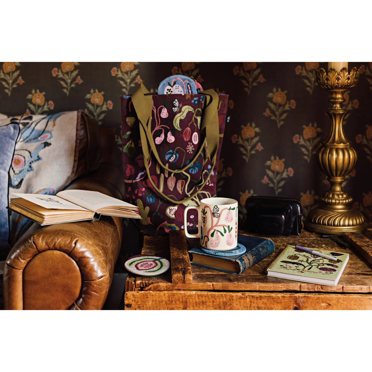 Pome Beaded Coasters Set of 4