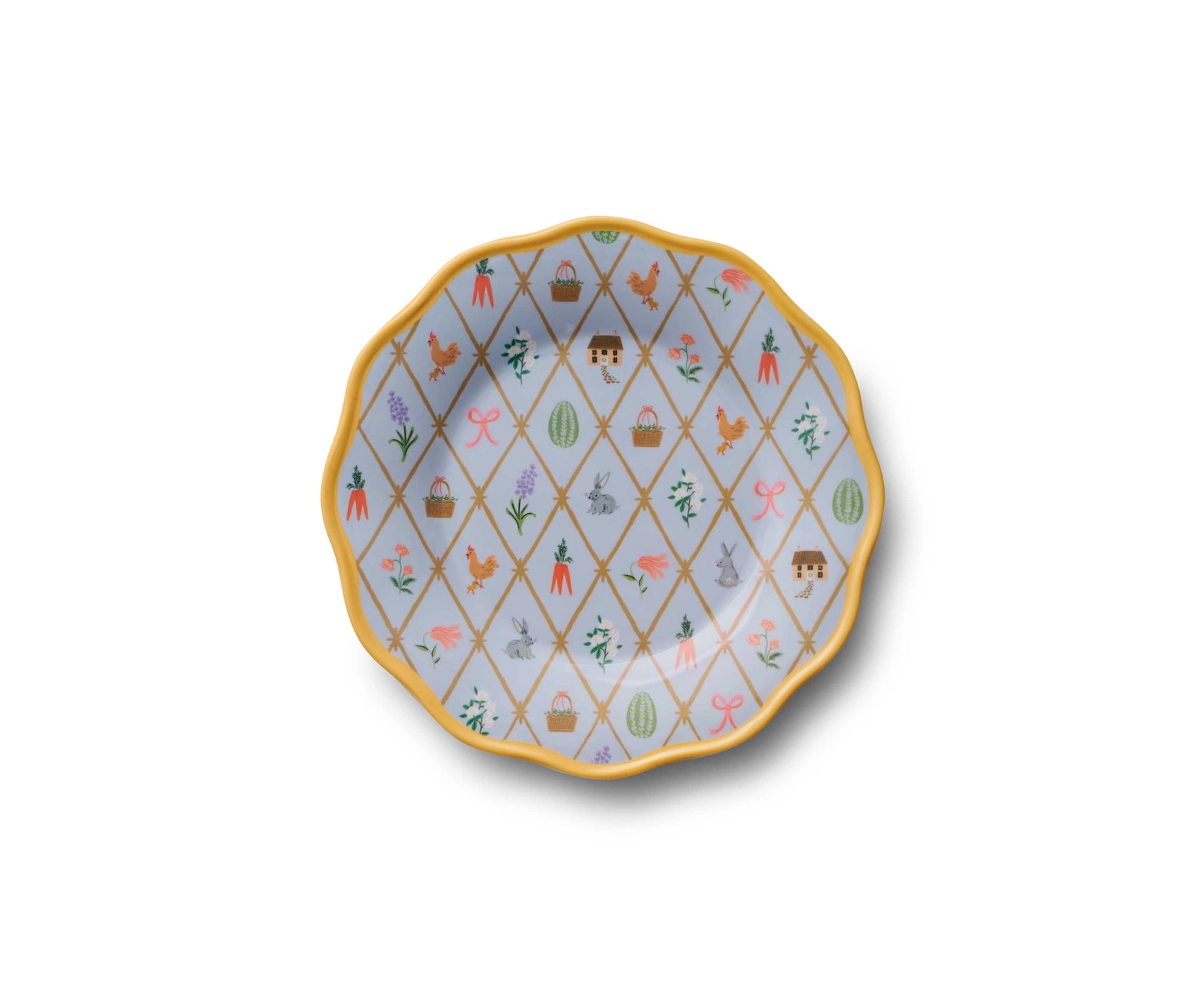 Spring Farm Melamine Assorted Dessert Plates