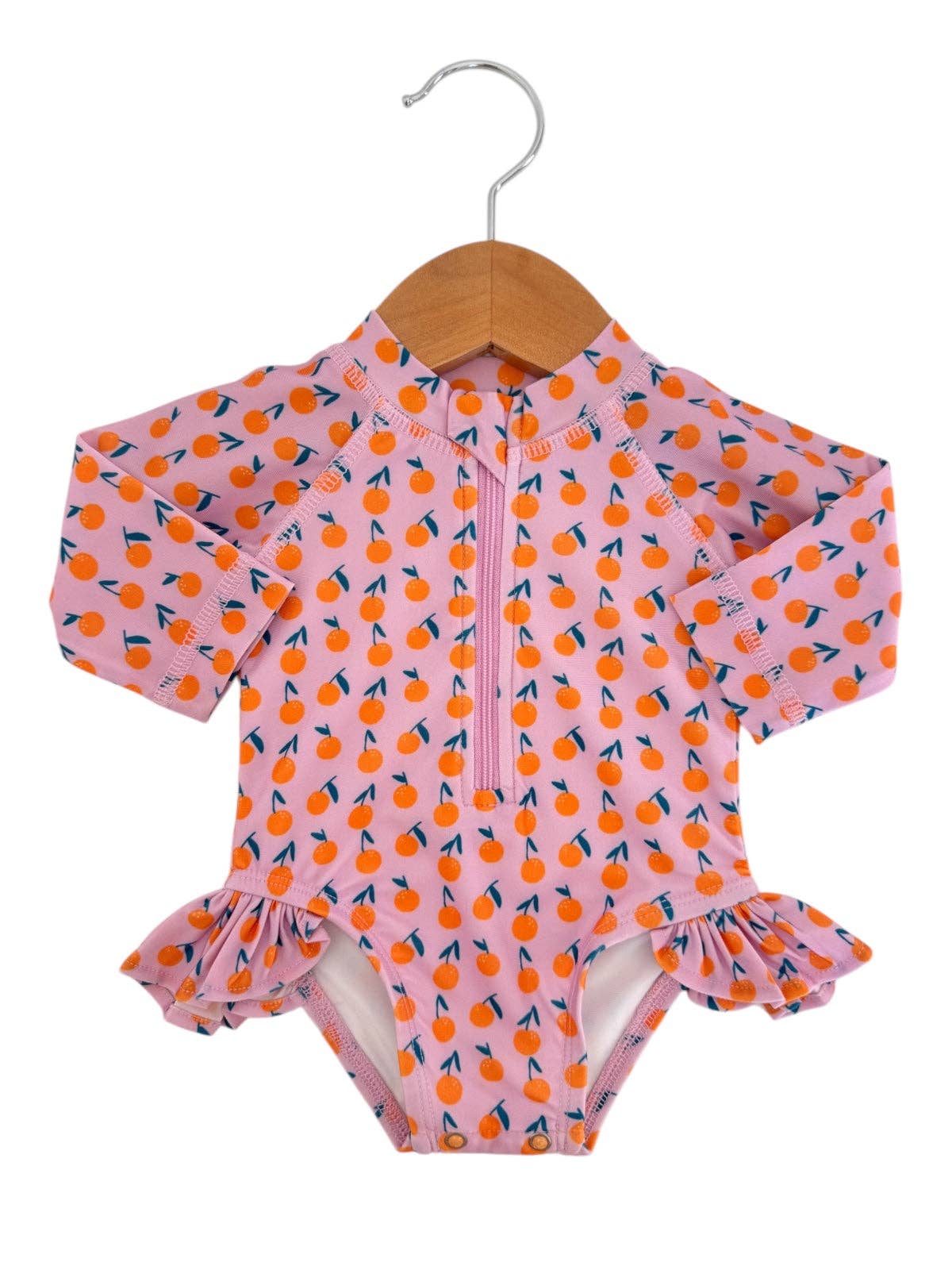 Skipper Rashguard Swimsuit, Oranges