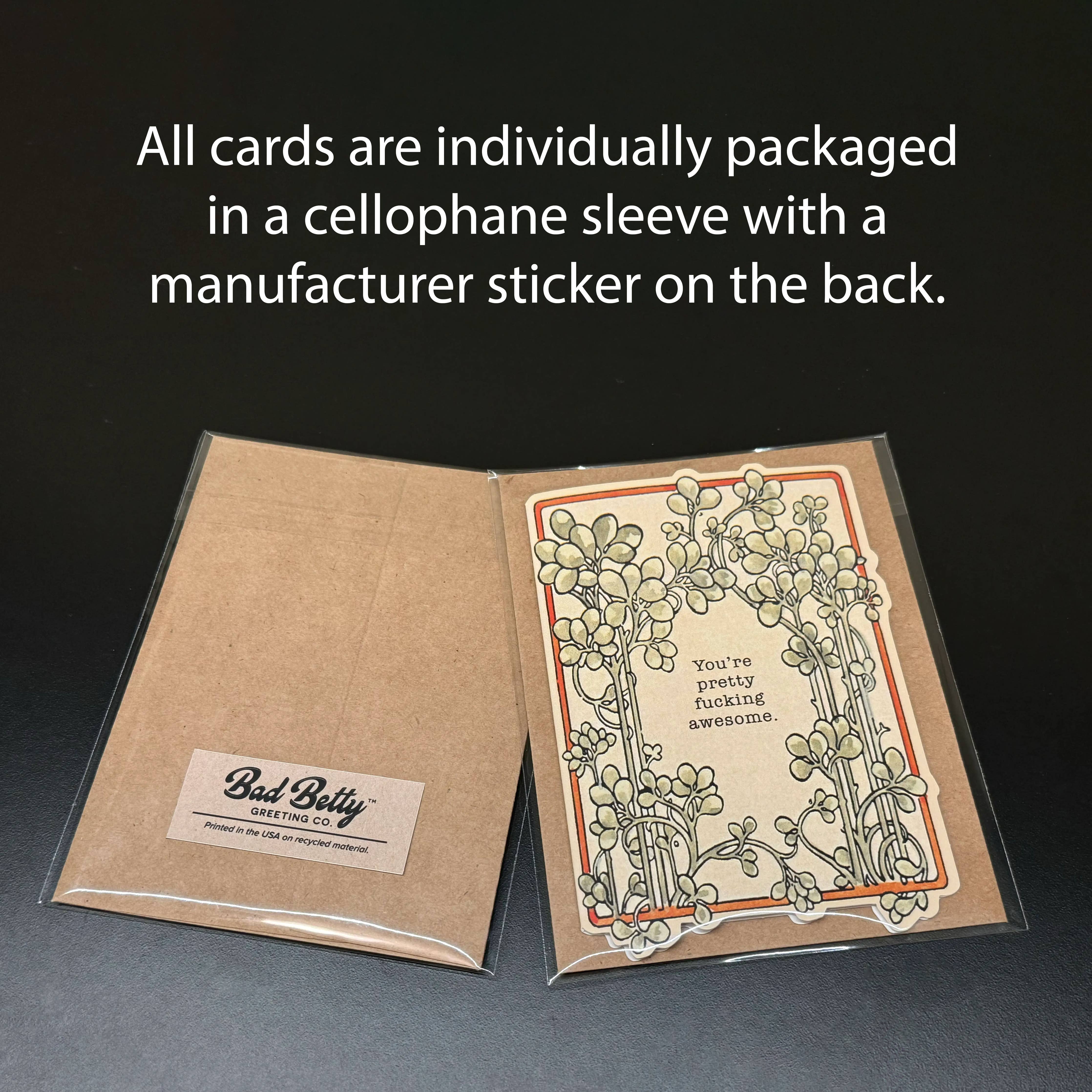 Funny Happy Retirement Greeting Card - Fucking Quitter