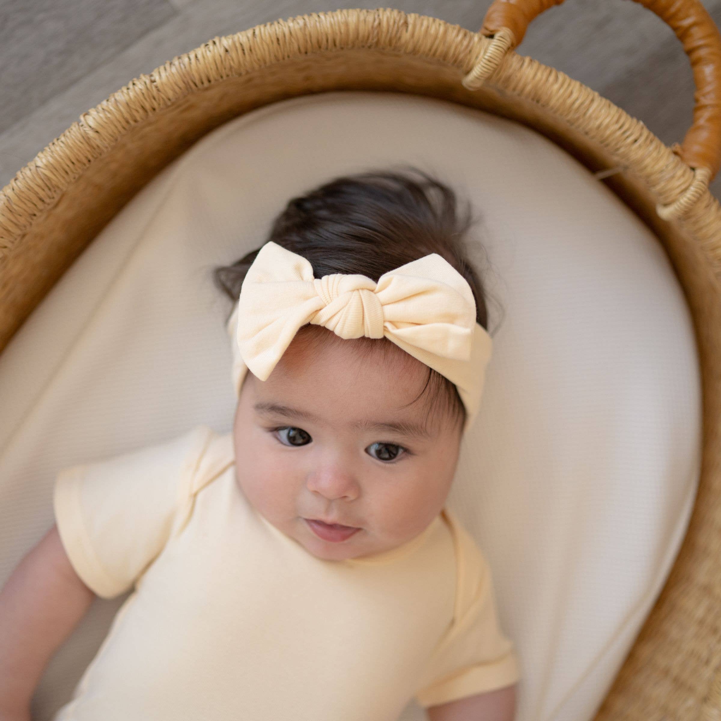 Organic Cotton Headband – Lemonade Yellow
