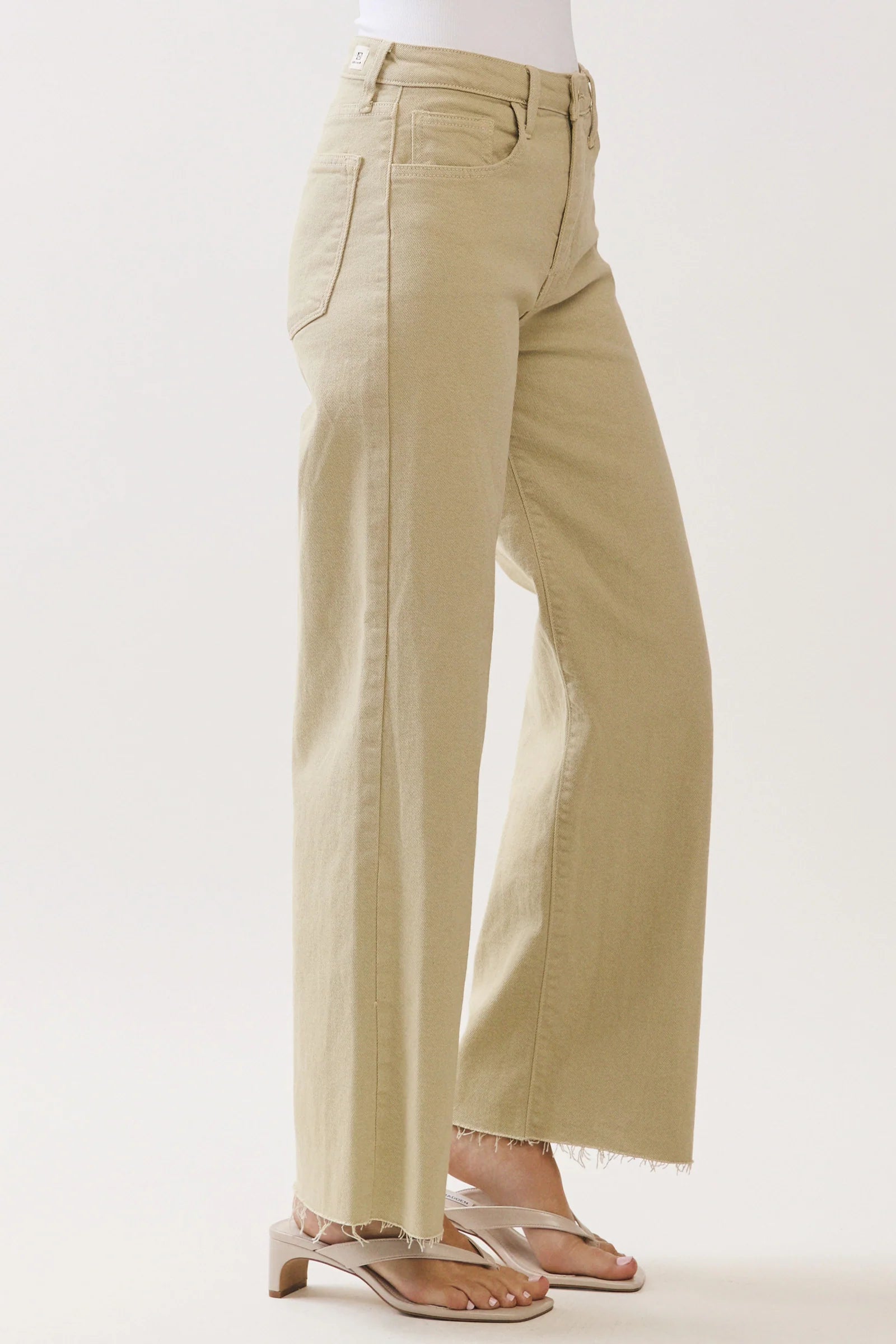 Paola A Line Scissor Hem Wide Leg