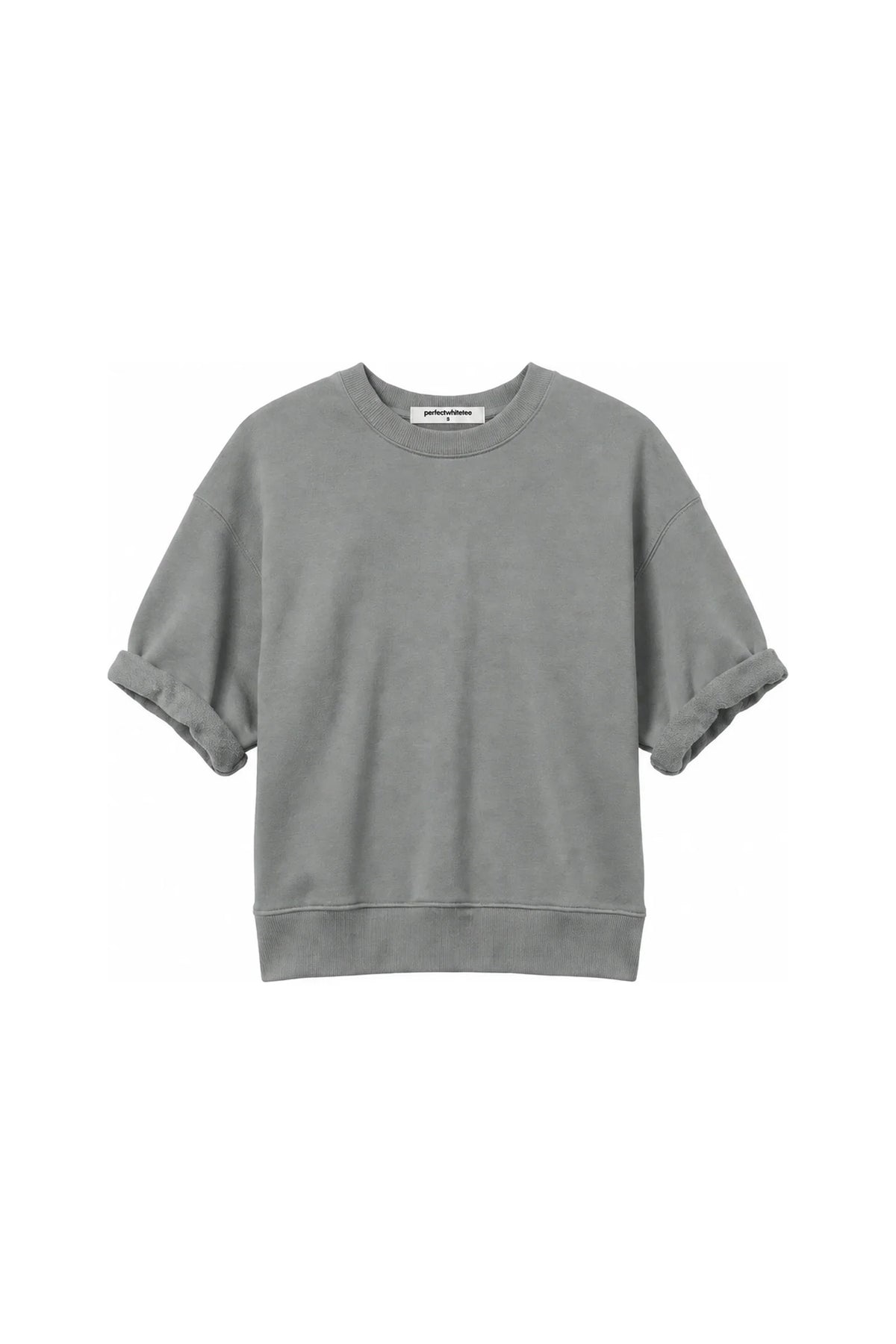 Rebecca, rolled crew neck