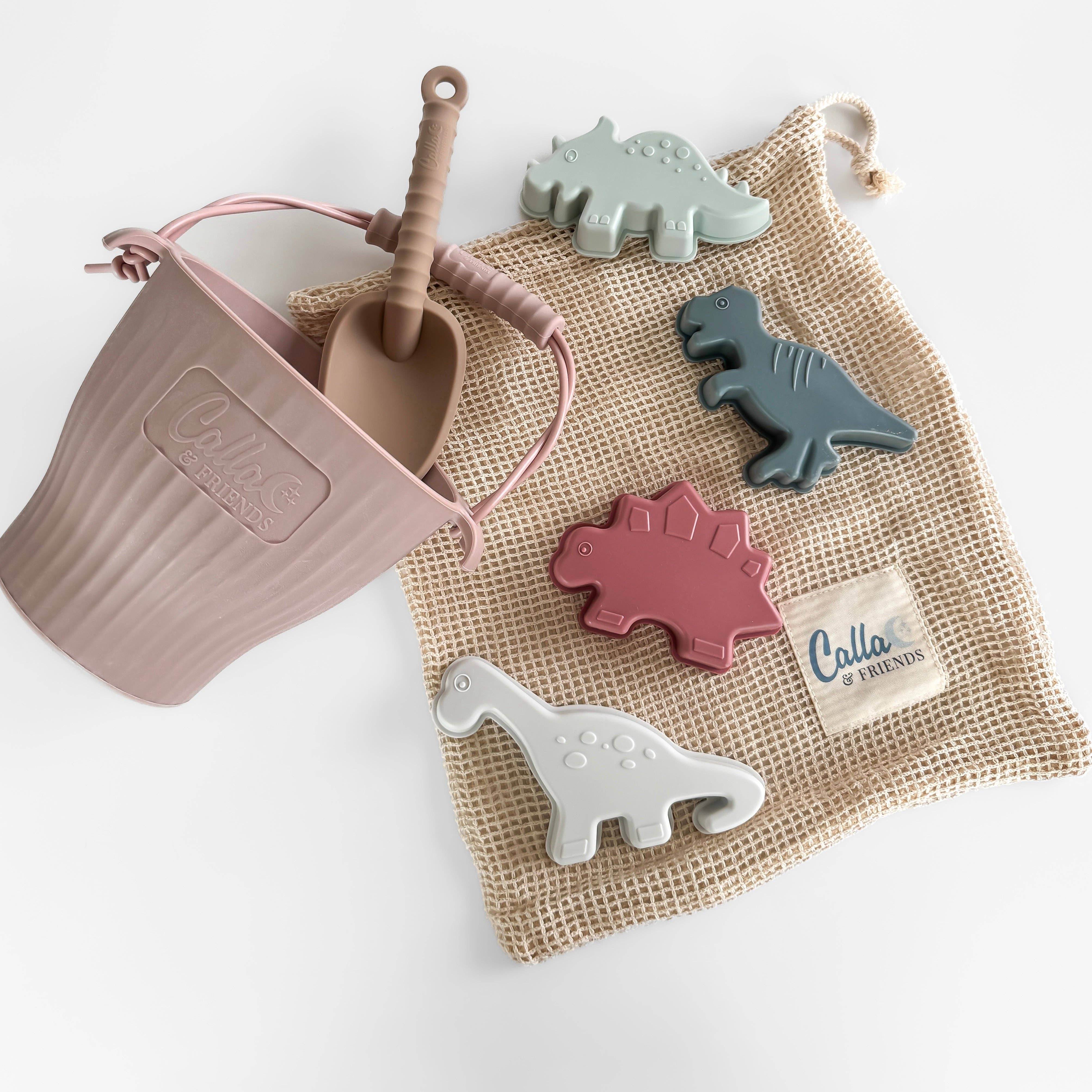 Ainsley's Dino Silicone Beach Set