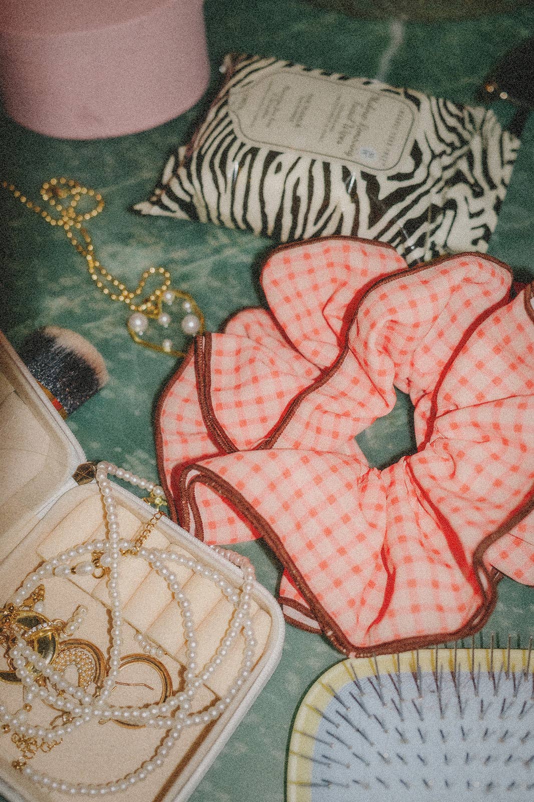 Girlhood Plaid Corset Scrunchie