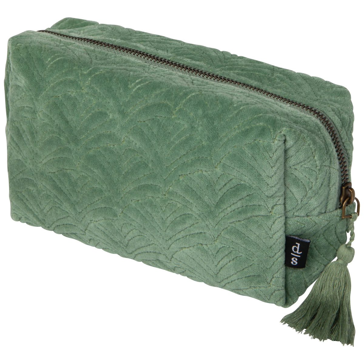 Quilted Velvet Cosmetic Bag