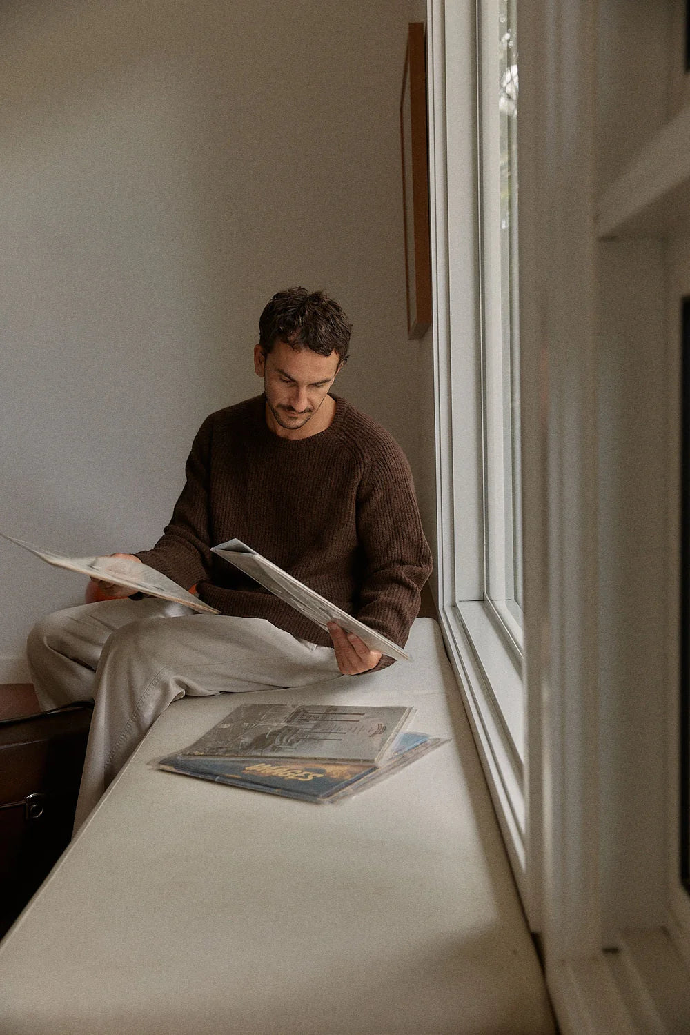 Vintage Waffle Knit Sweater