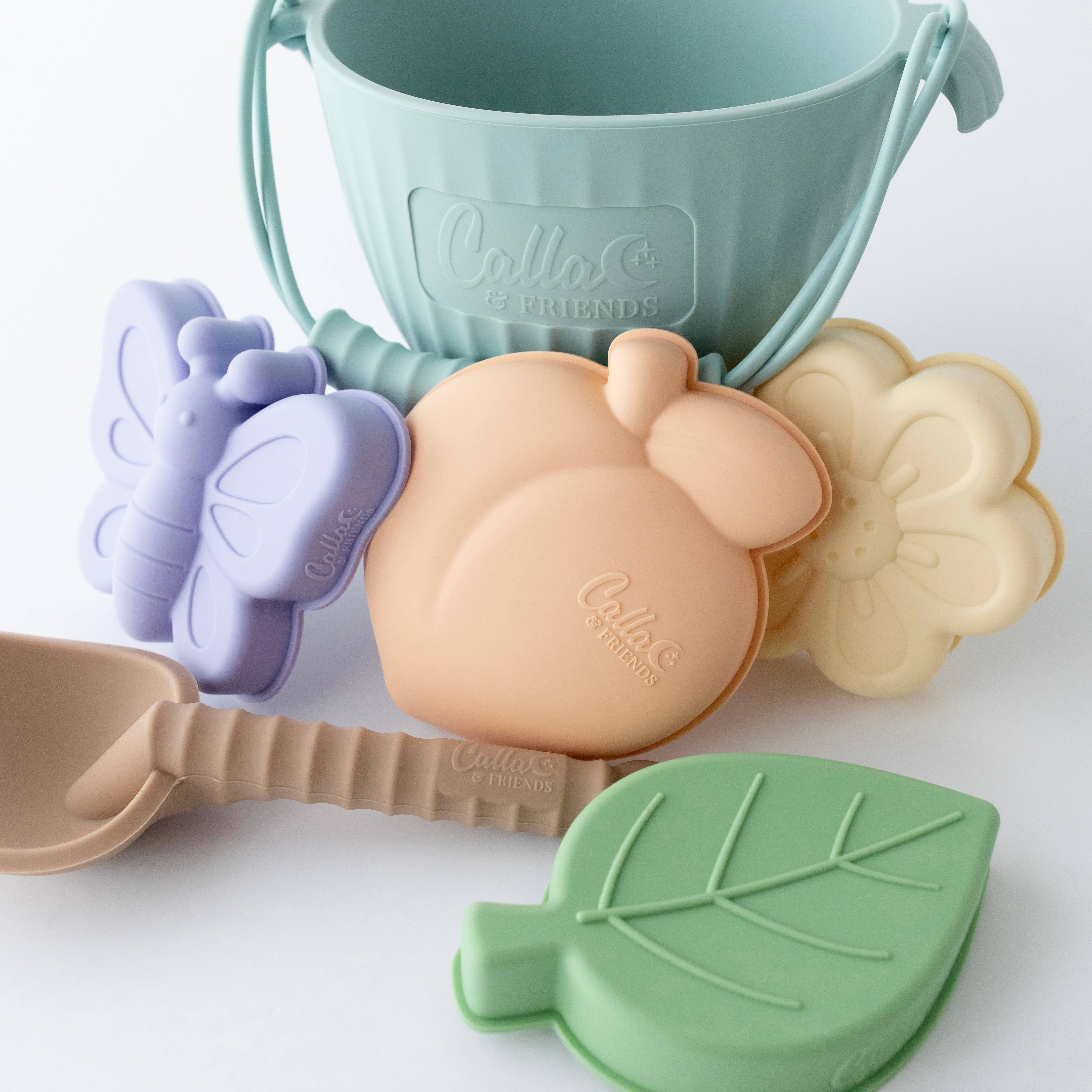 Peach Blossom Silicone Beach Set