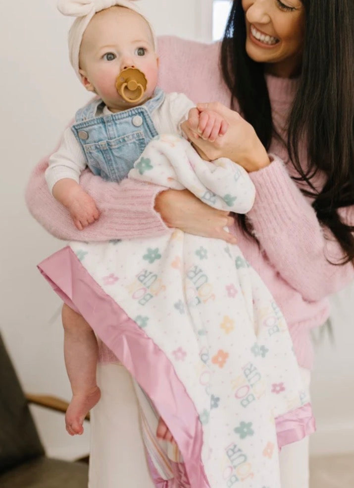 Ultra-Soft Thick Reversible Baby Blanket
