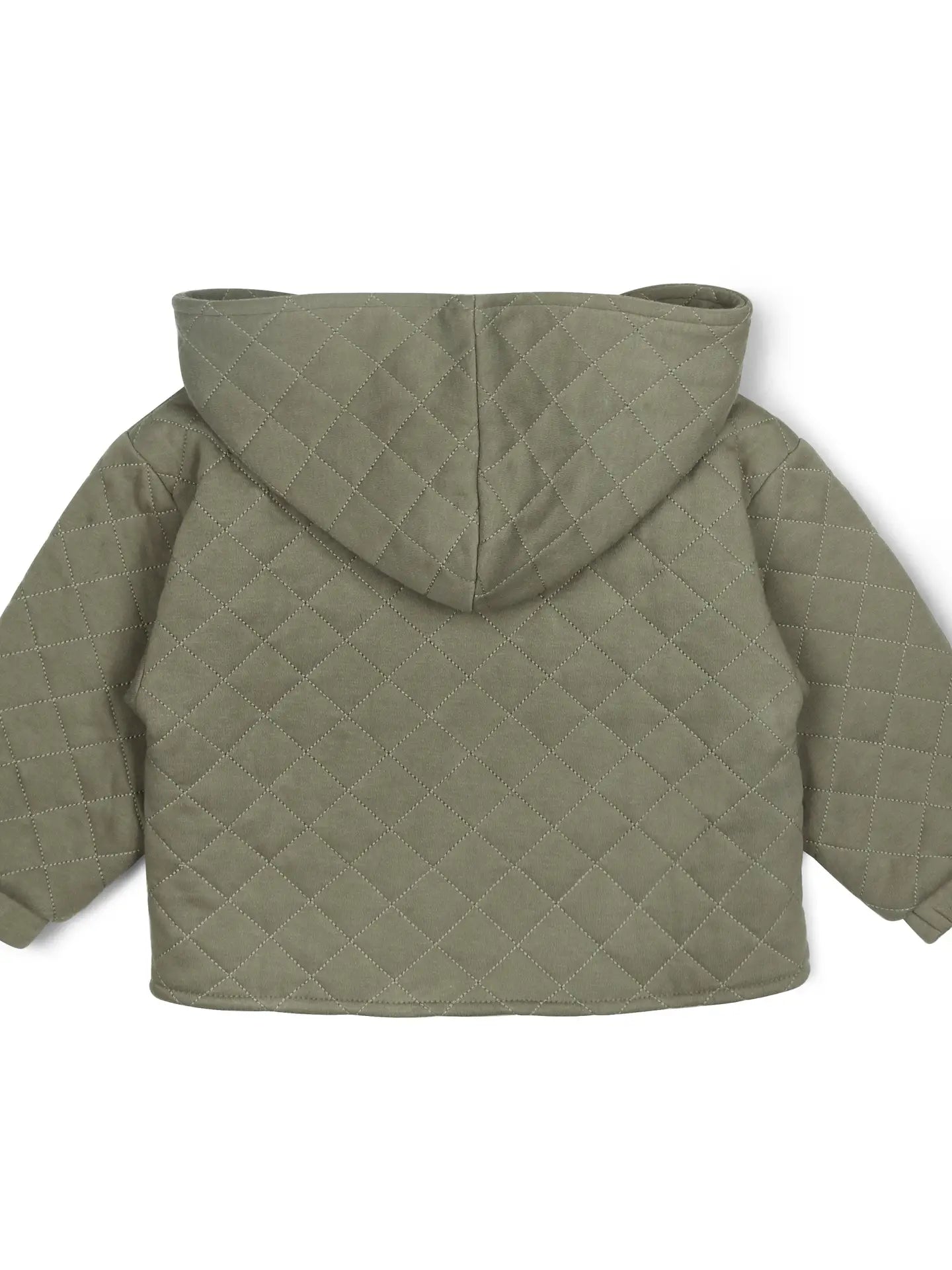 Organic Quilted Hooded Jacket