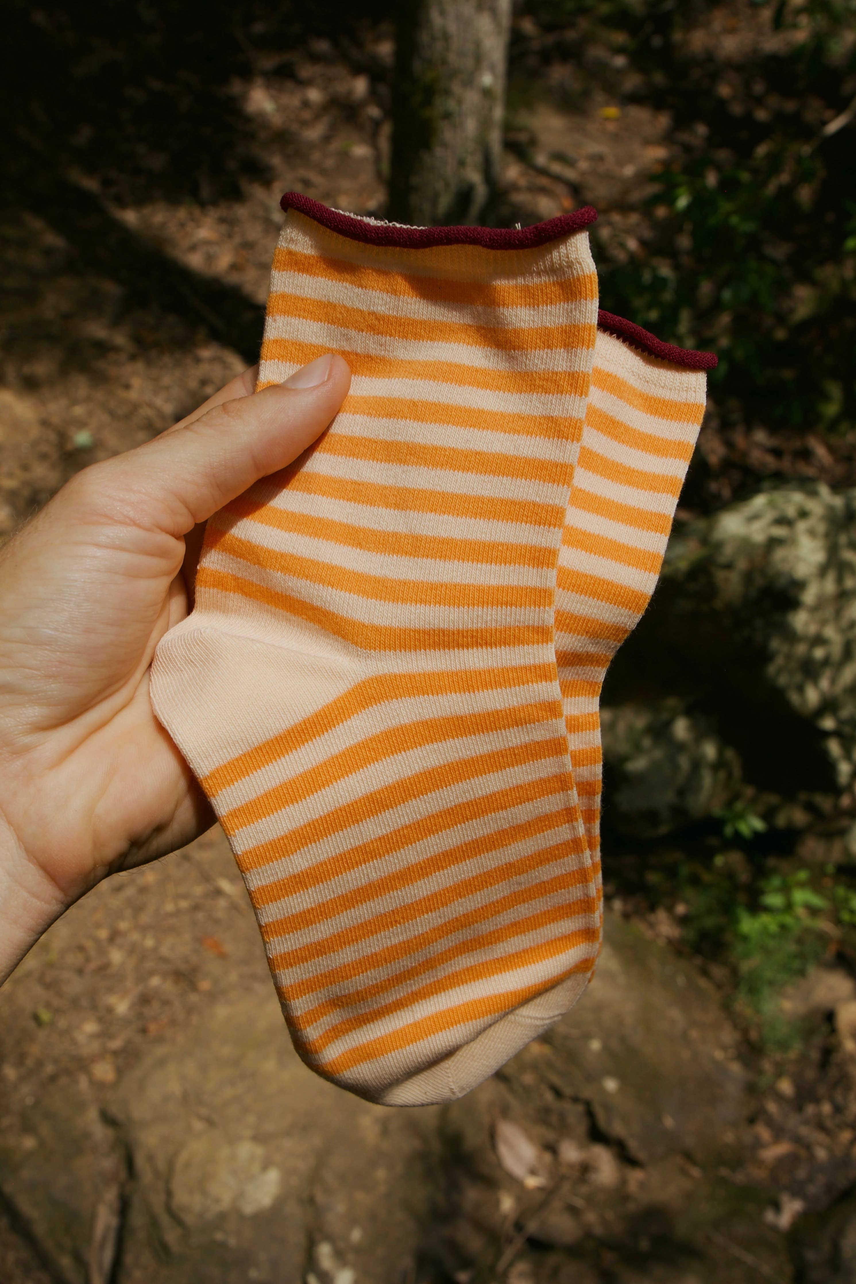 Canyon glow stripe socks