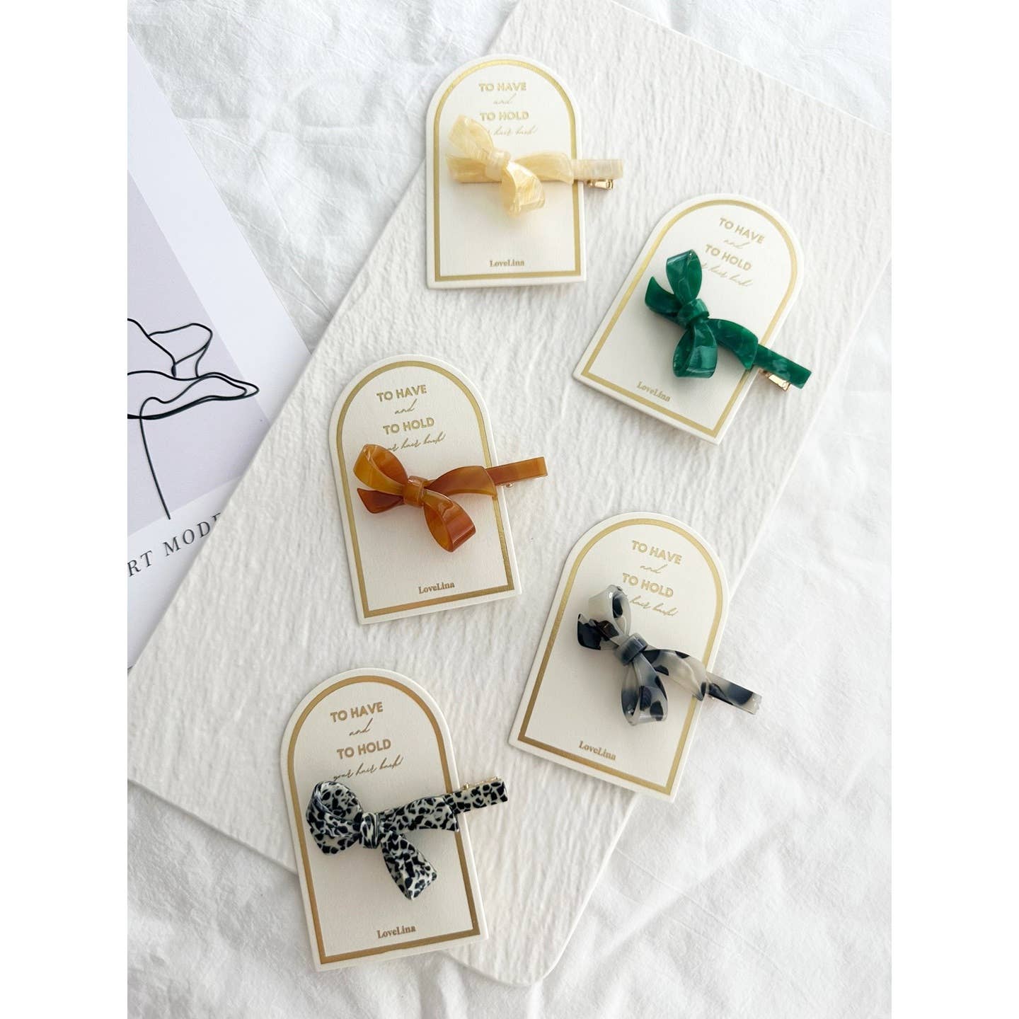 Ribbon Shaped Hair Clip