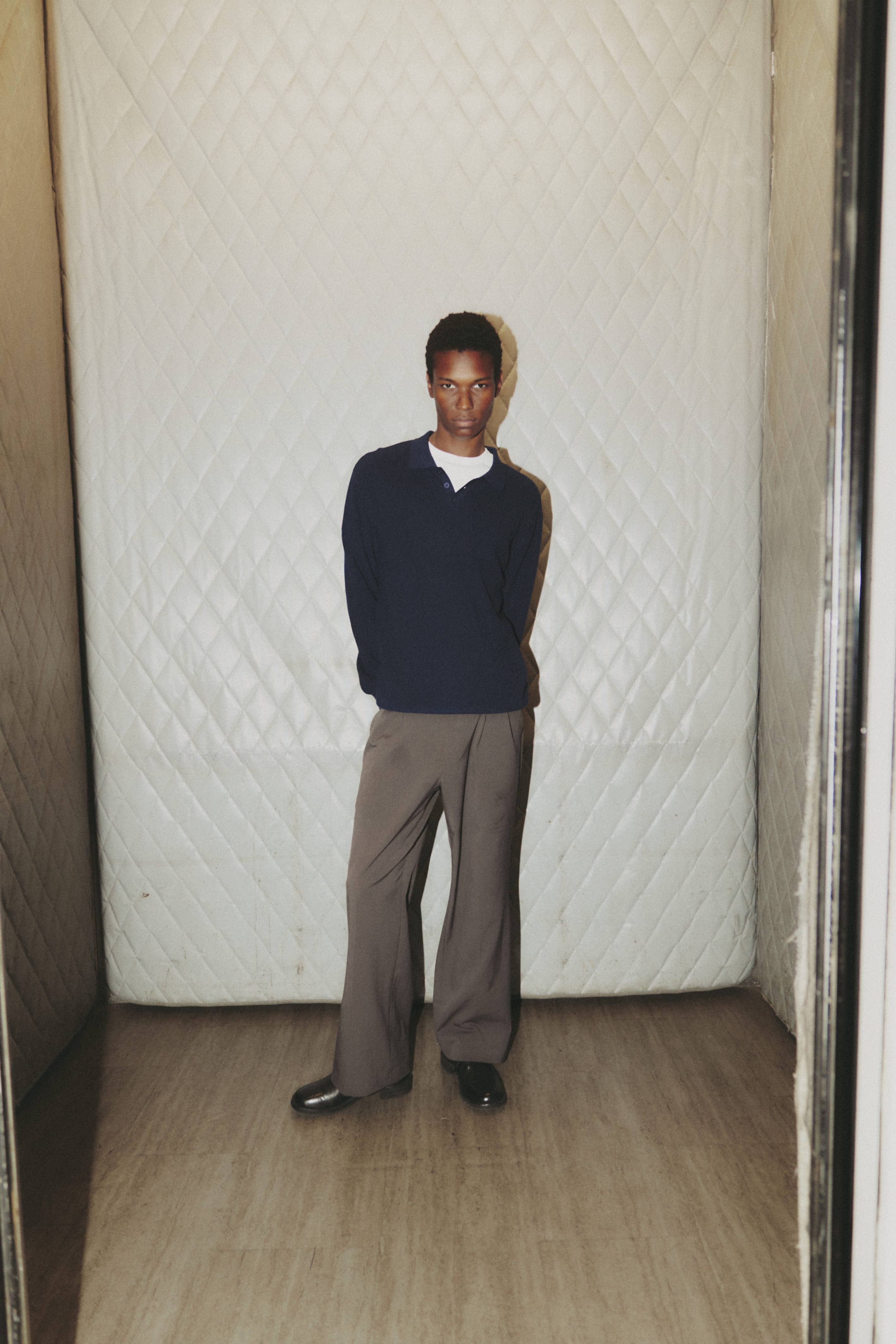 The Damien Sweater | Knit Polo Sweater Top