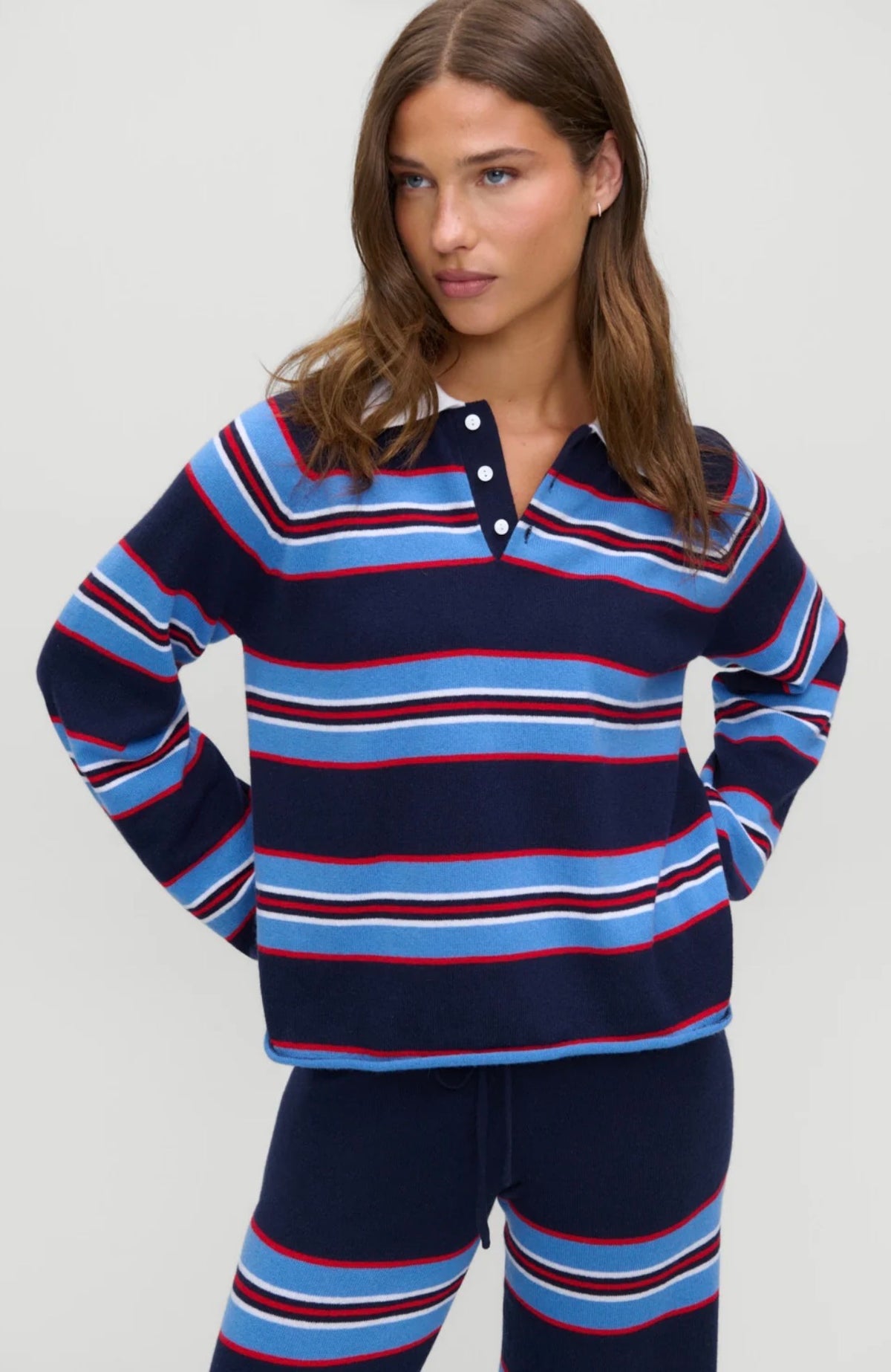 Benson Cashmere Rugby Sweater