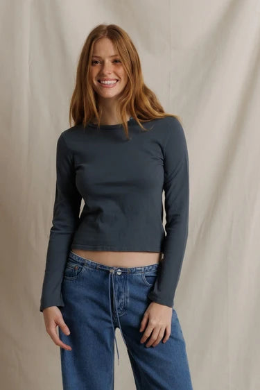 Lisa, recycled cotton long sleeve