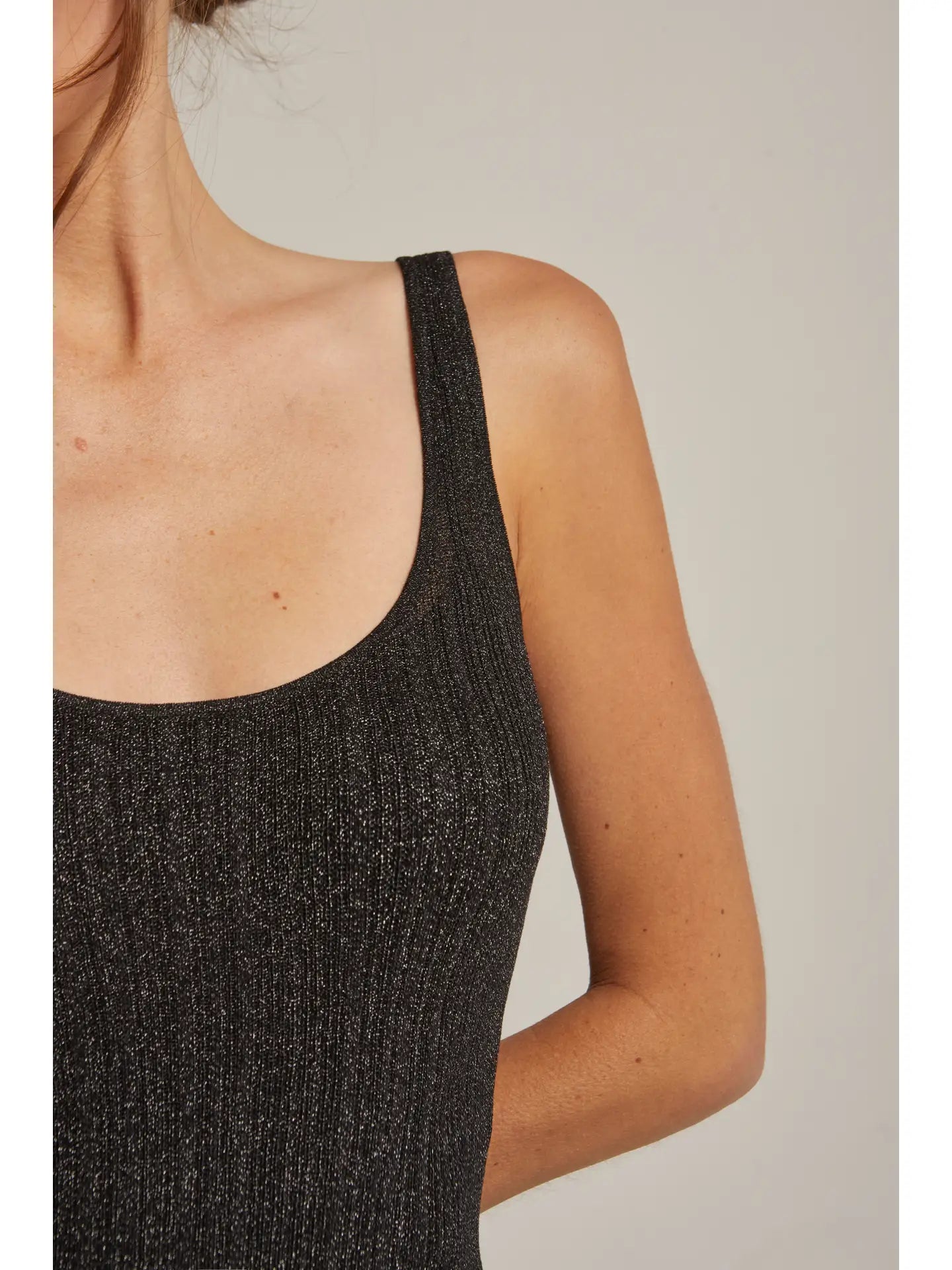Emberly semi sheer ribbed maxi dress