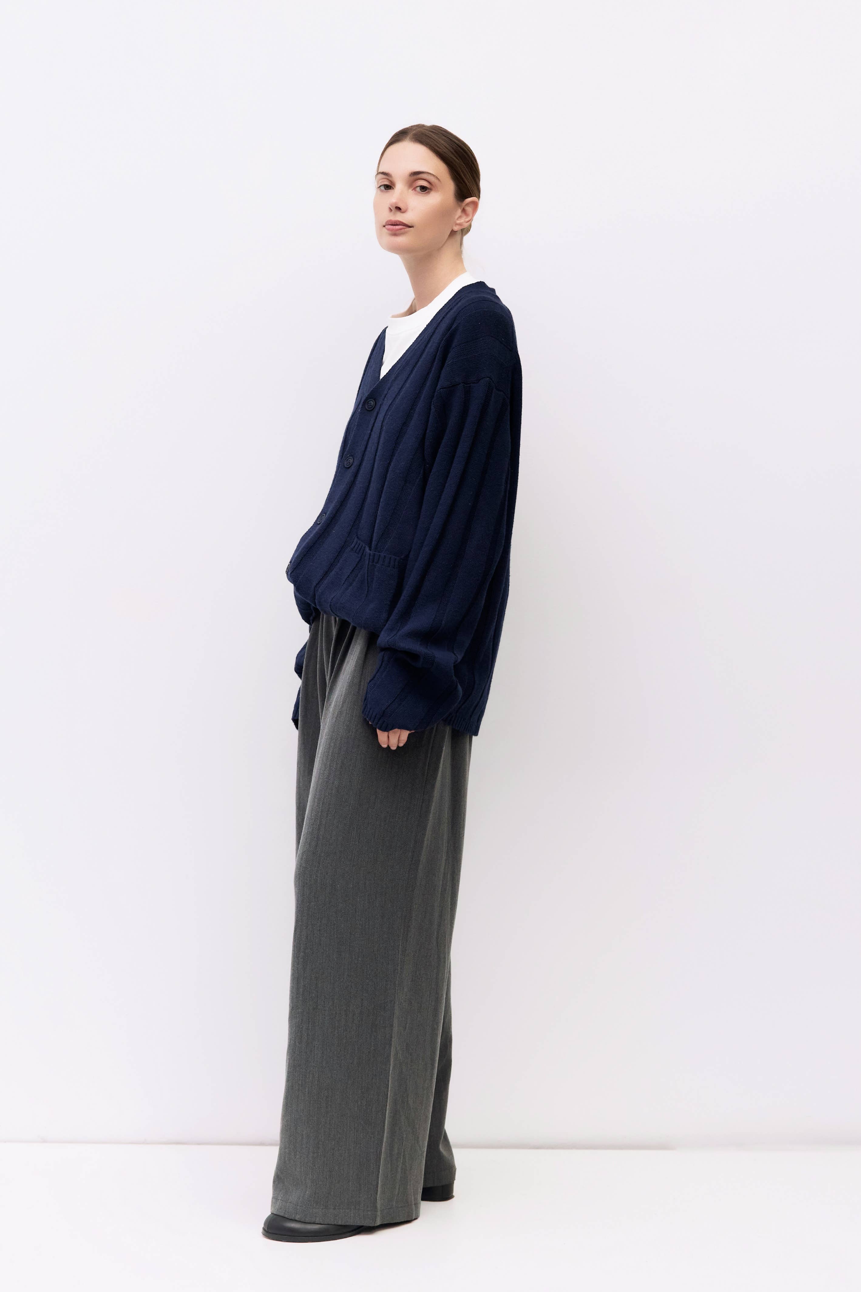 The Vaughn Cardigan | Thick Ribbed Knit Cardigan