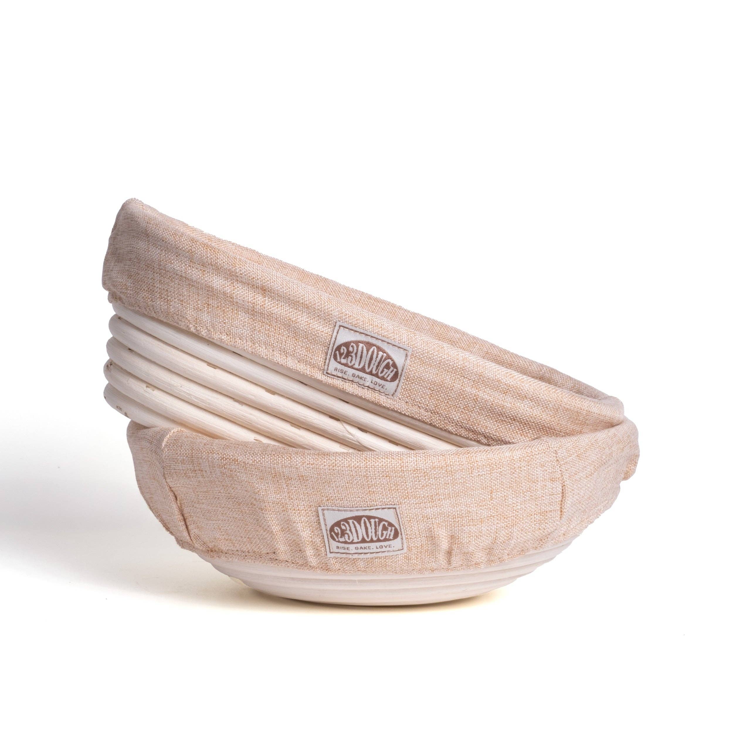 Round Proofing Bread Basket & Liner