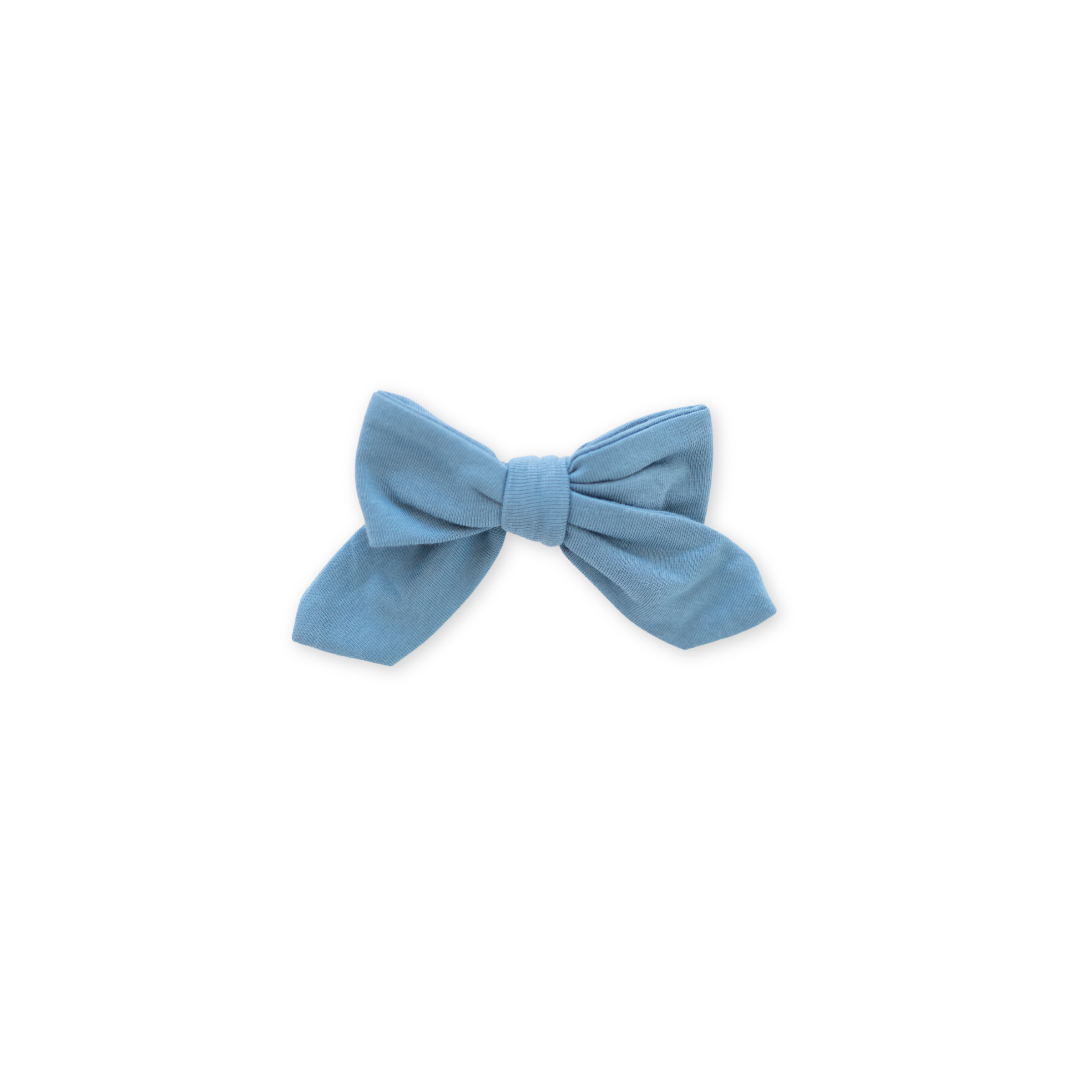 Jersey Bow Clip | Dark Cobalt