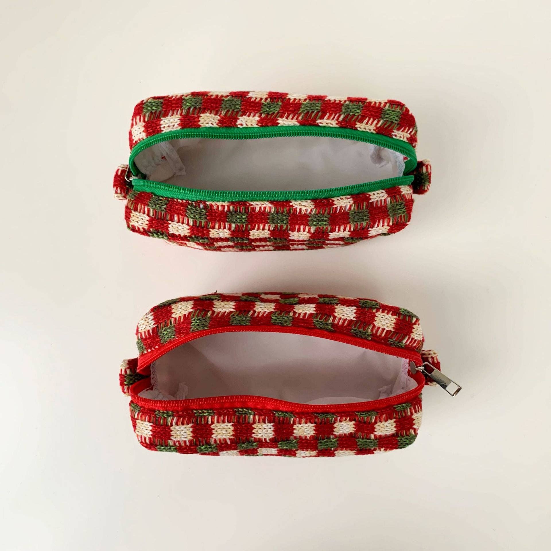 Christmas Knit Makeup Bag