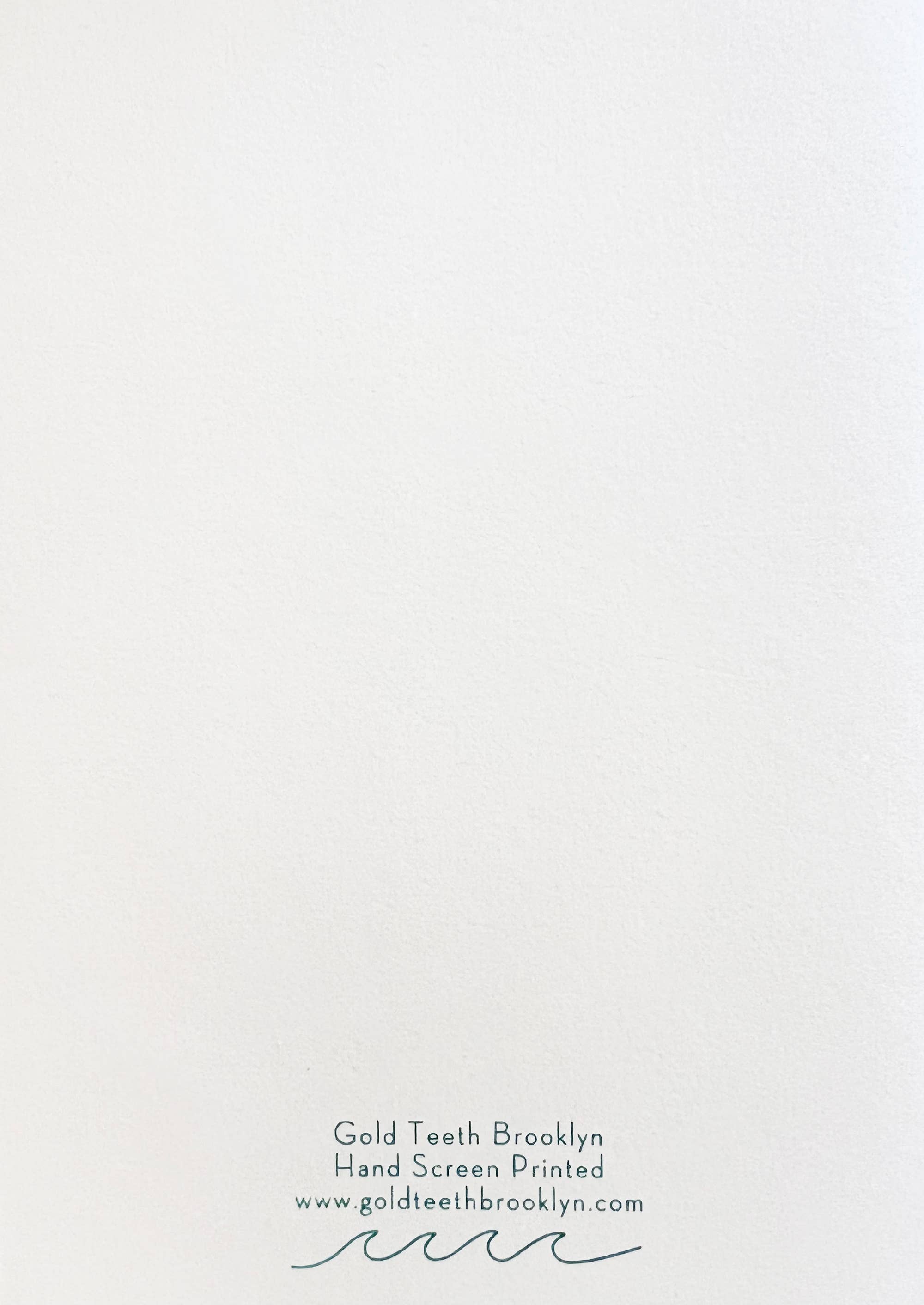 XOXO SHADOW GREETING CARD