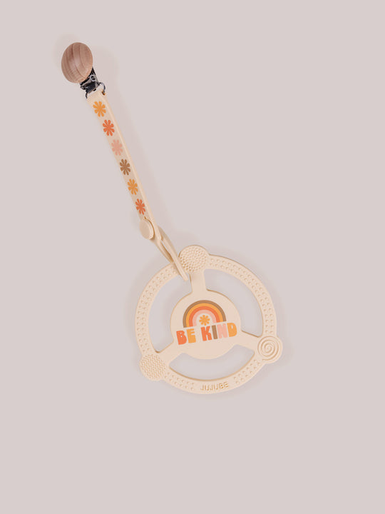 Silicone Teether Ring & Detachable Clip