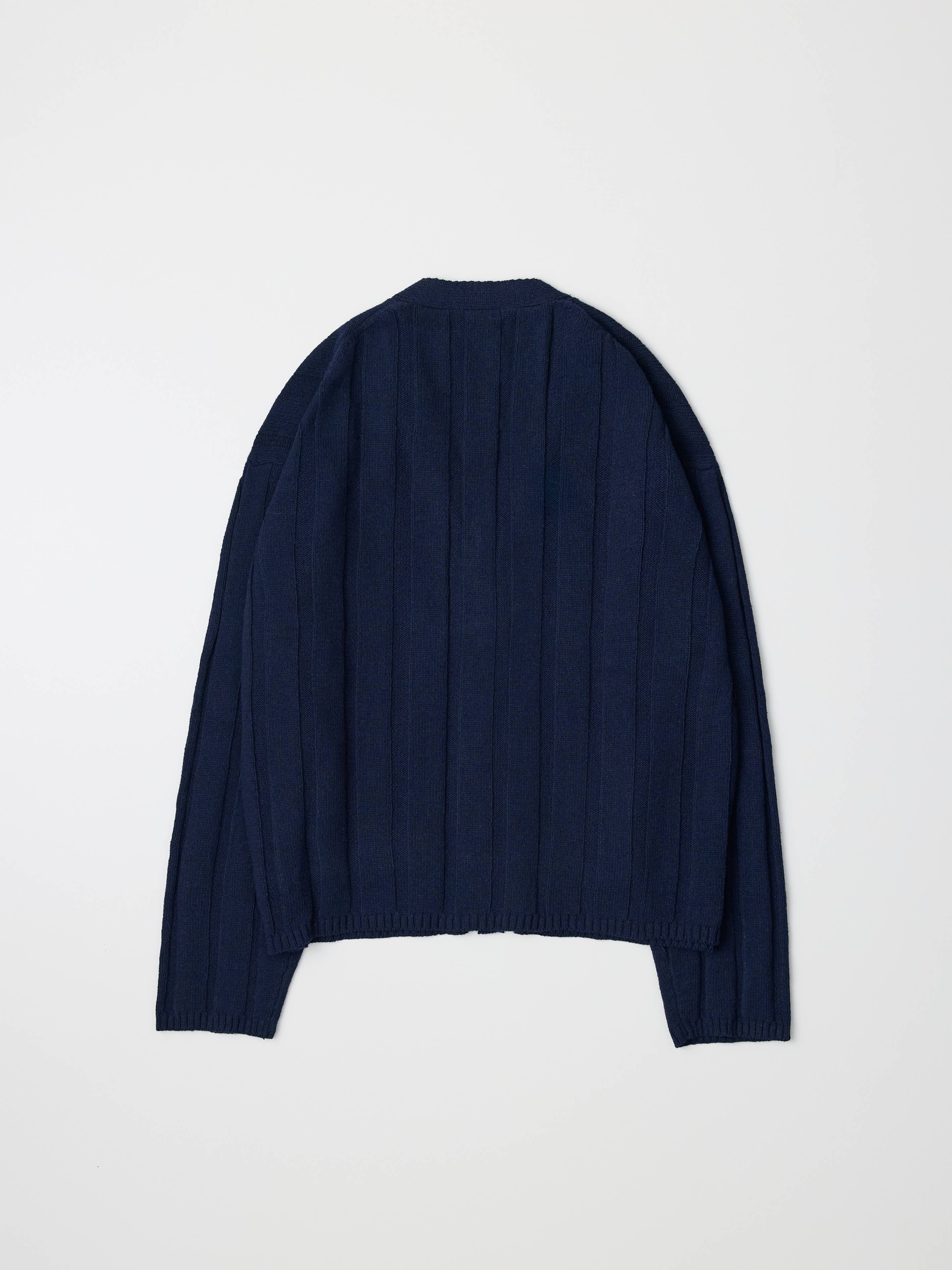 The Vaughn Cardigan | Thick Ribbed Knit Cardigan