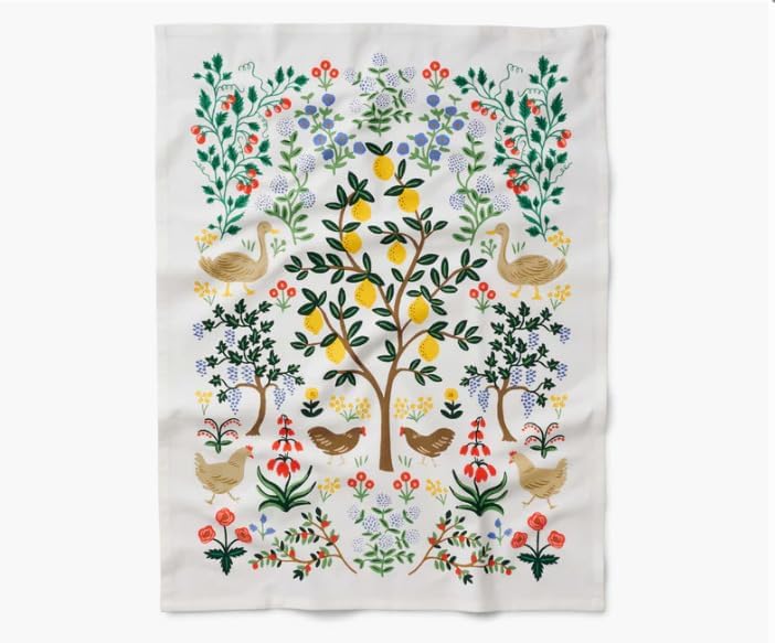 Country Farm Tea Towel