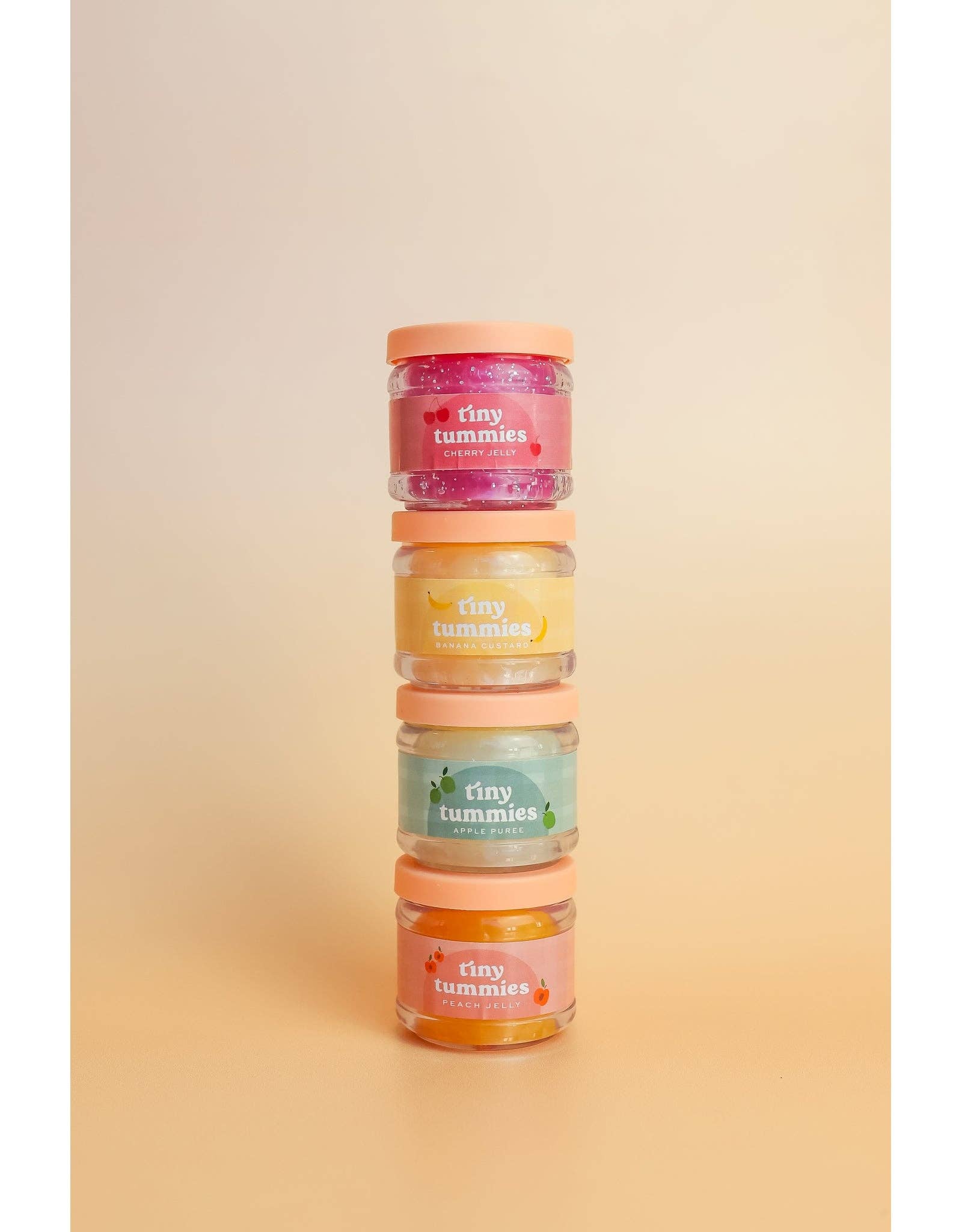 Banana Jelly food - Jar and spoon