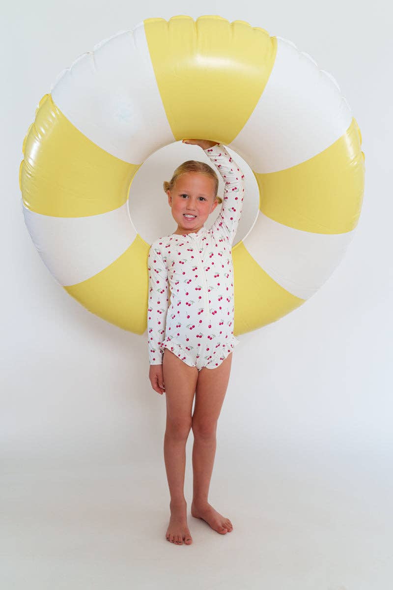 Longsleeve Ruffle Swim SPF One Piece
