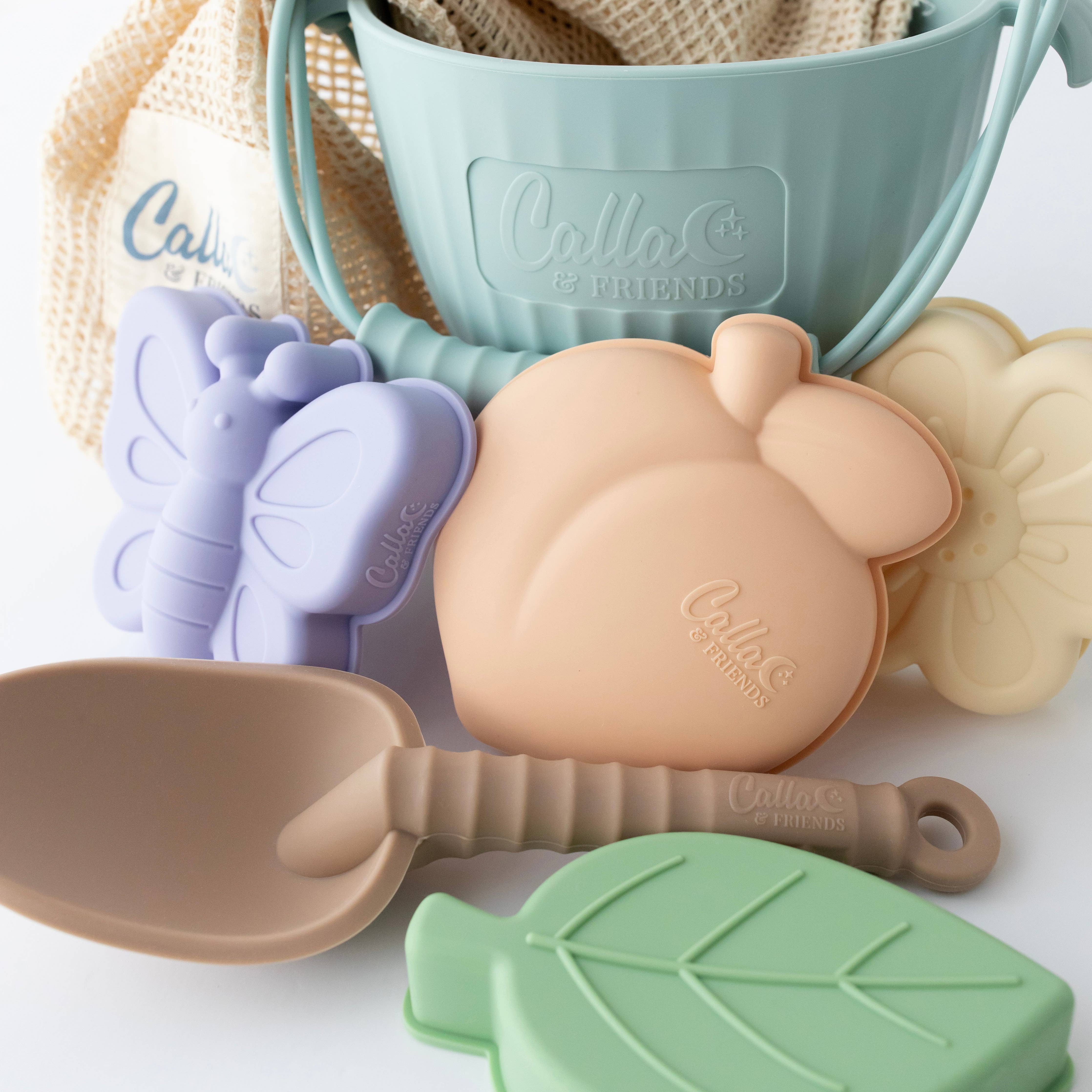 Peach Blossom Silicone Beach Set