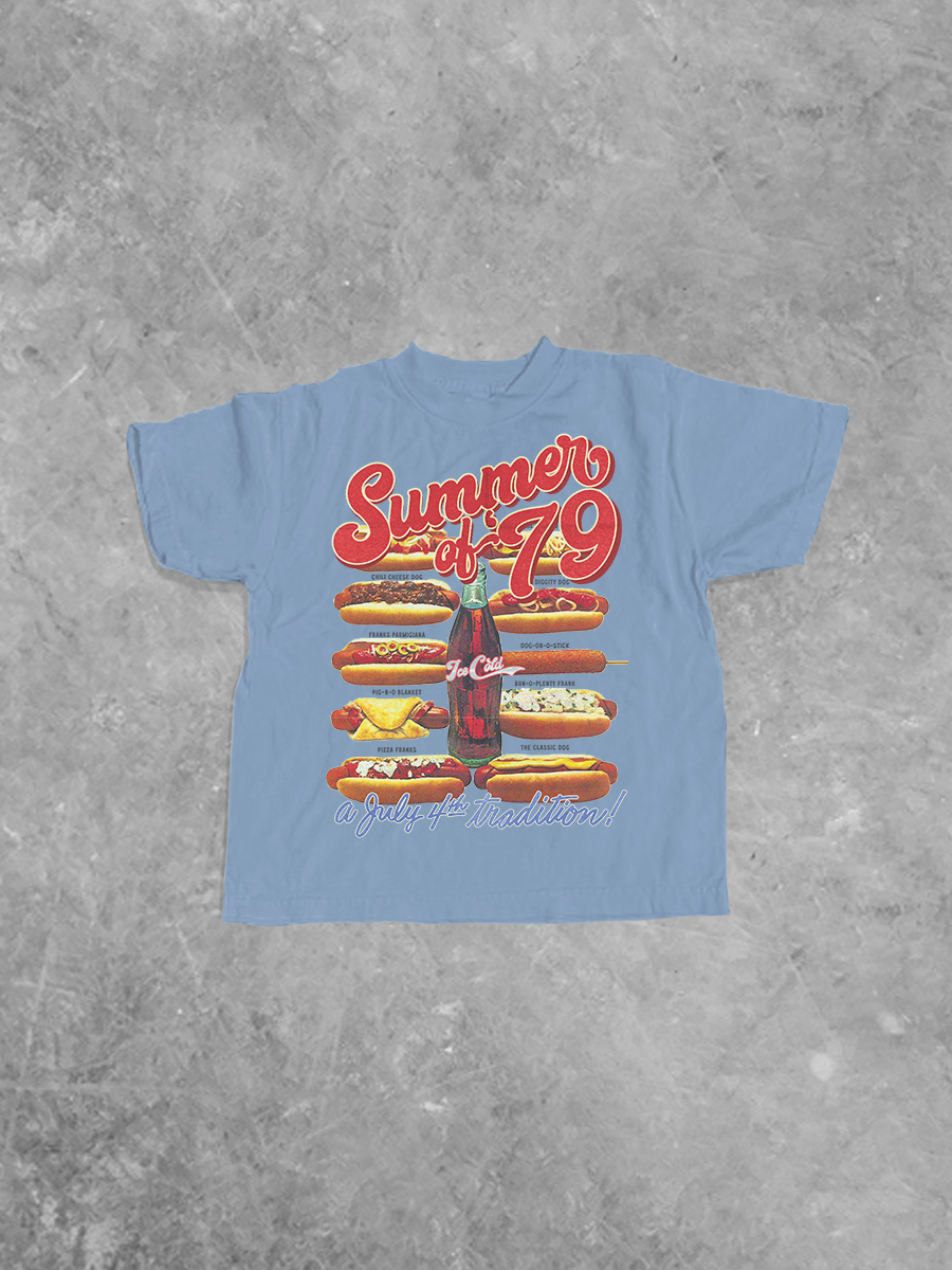 Summer of '79, Hot Dogs Kids Boxy T-Shirt