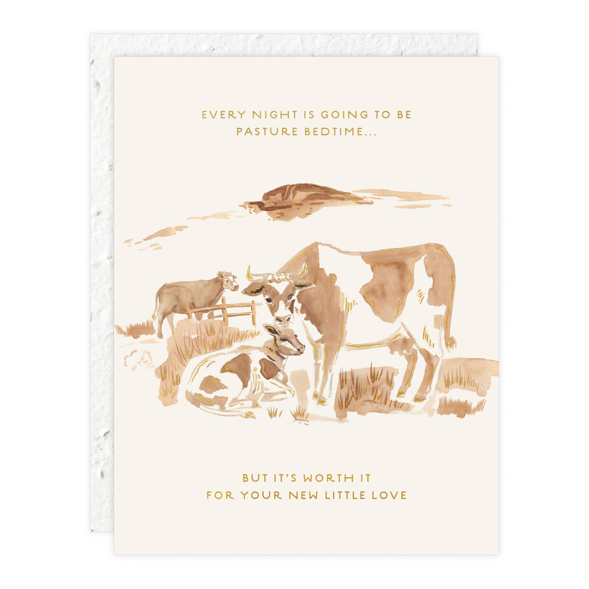 Pasture Bedtime - Baby Card