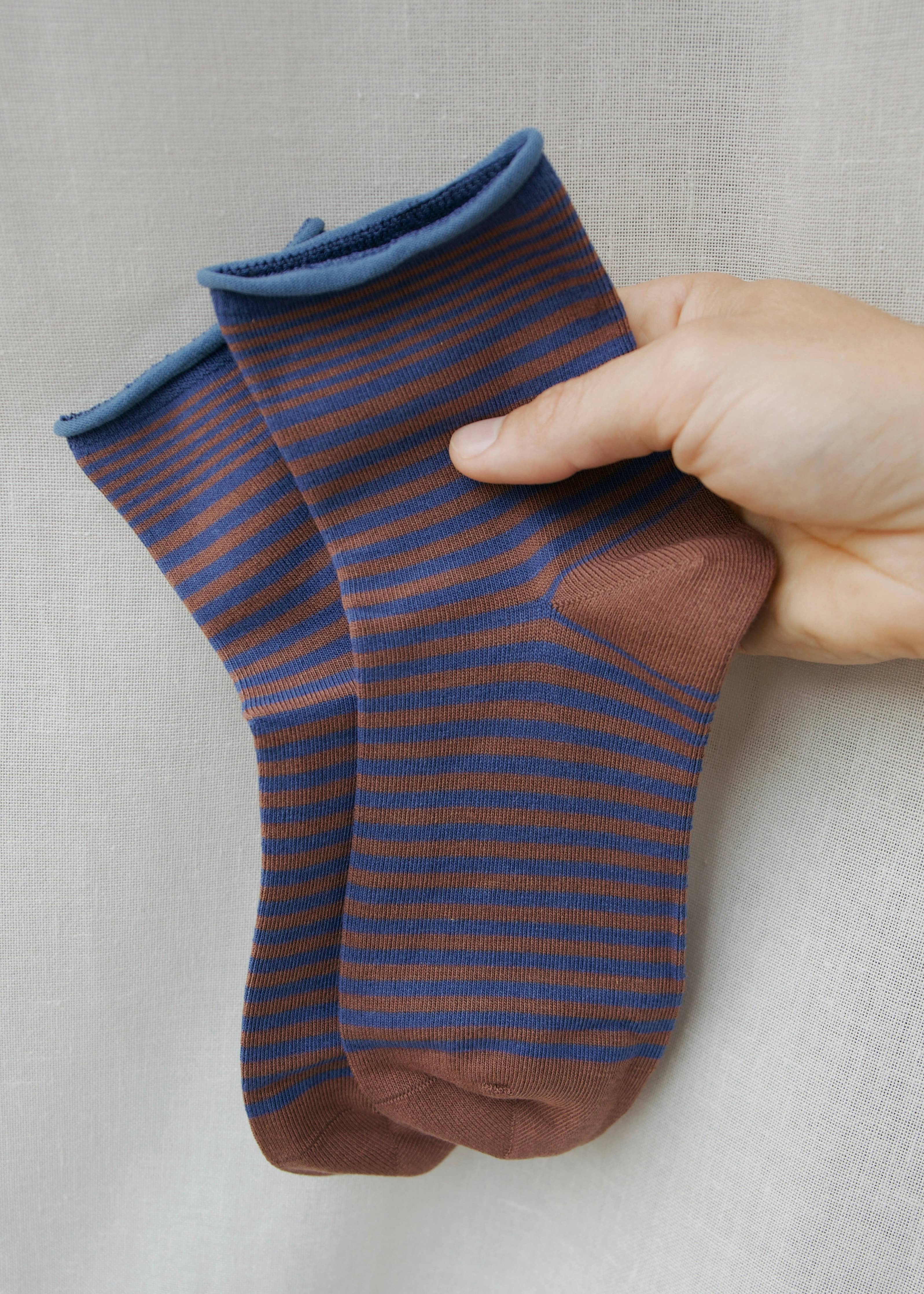 Striped cabin socks