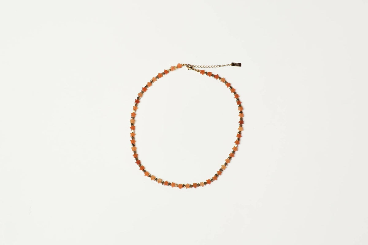 Starburst Necklace - Orange