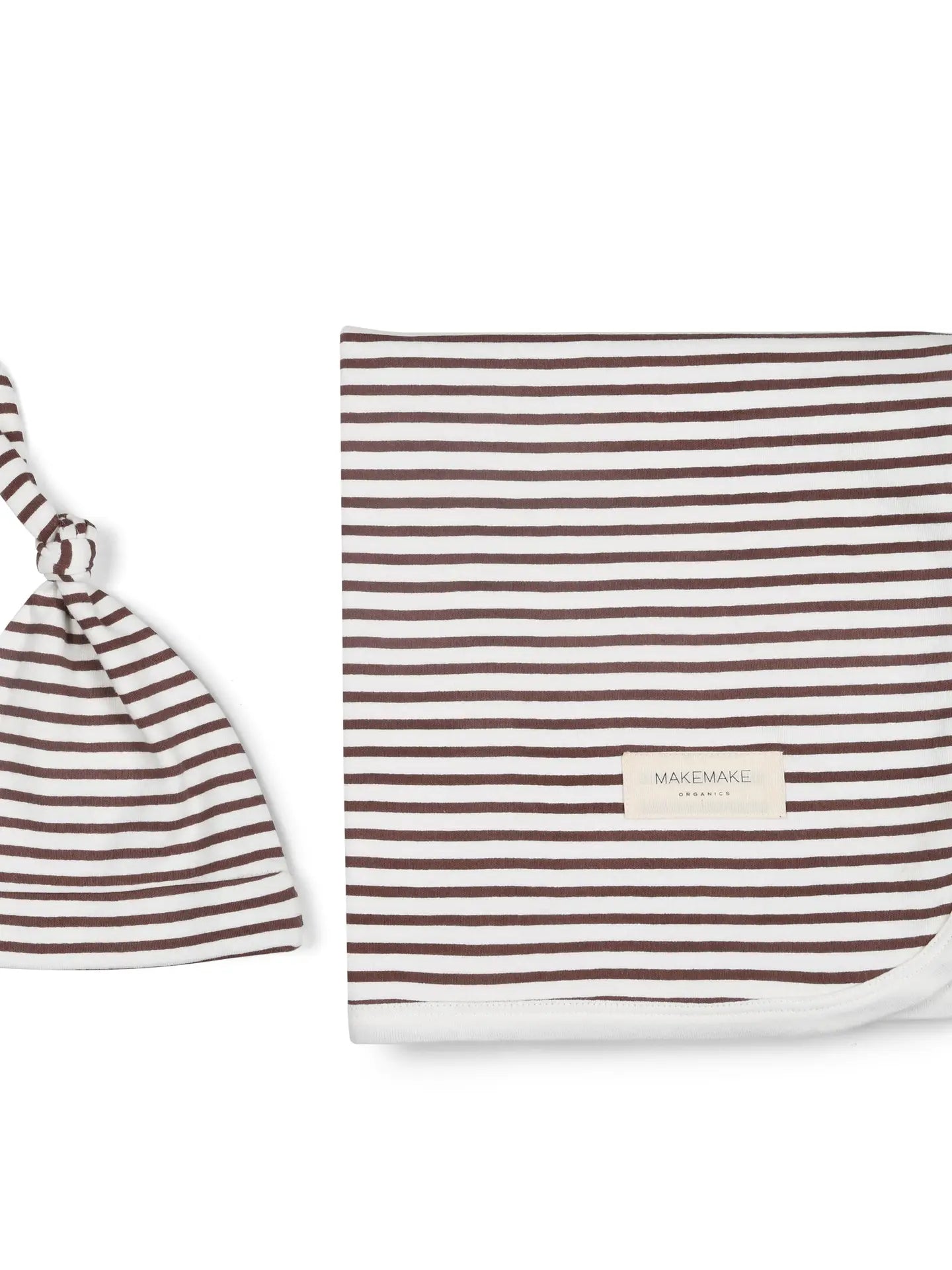 Organic Swaddle Blanket & Hat