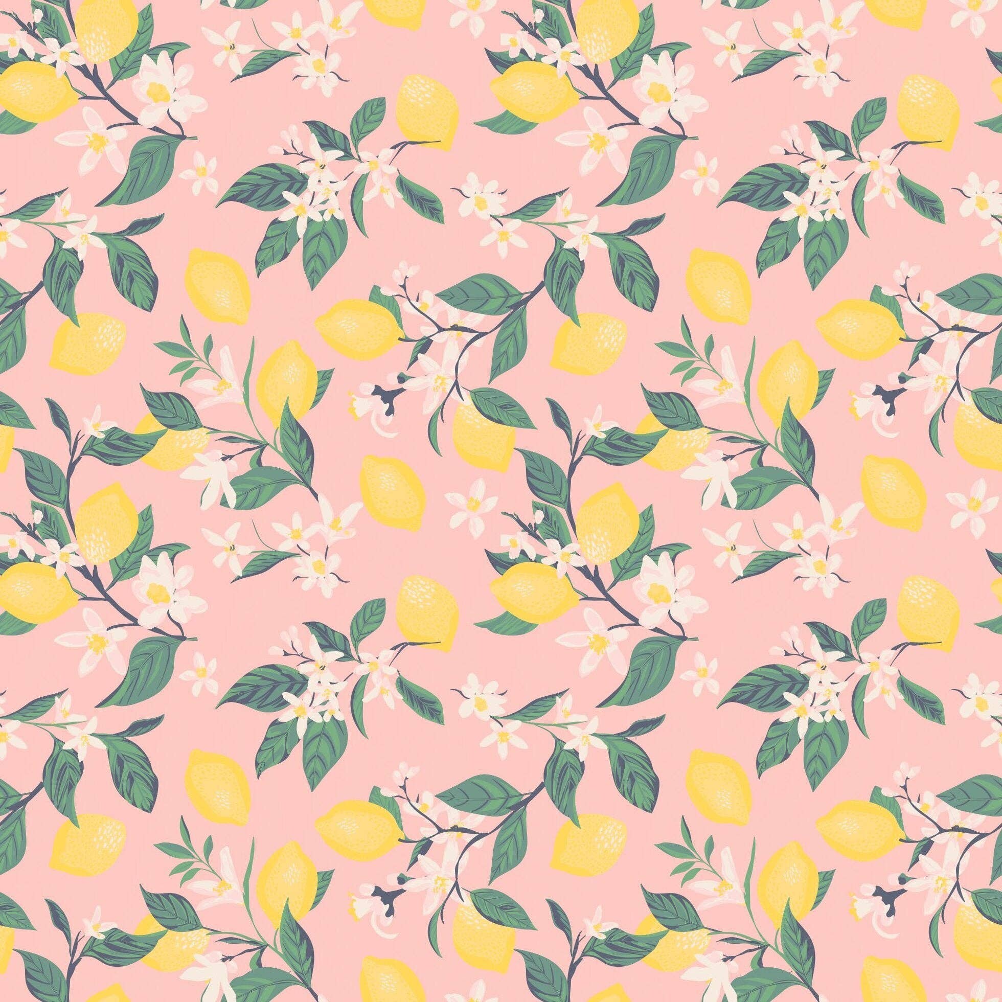 Summer PJ - Lemons Pink
