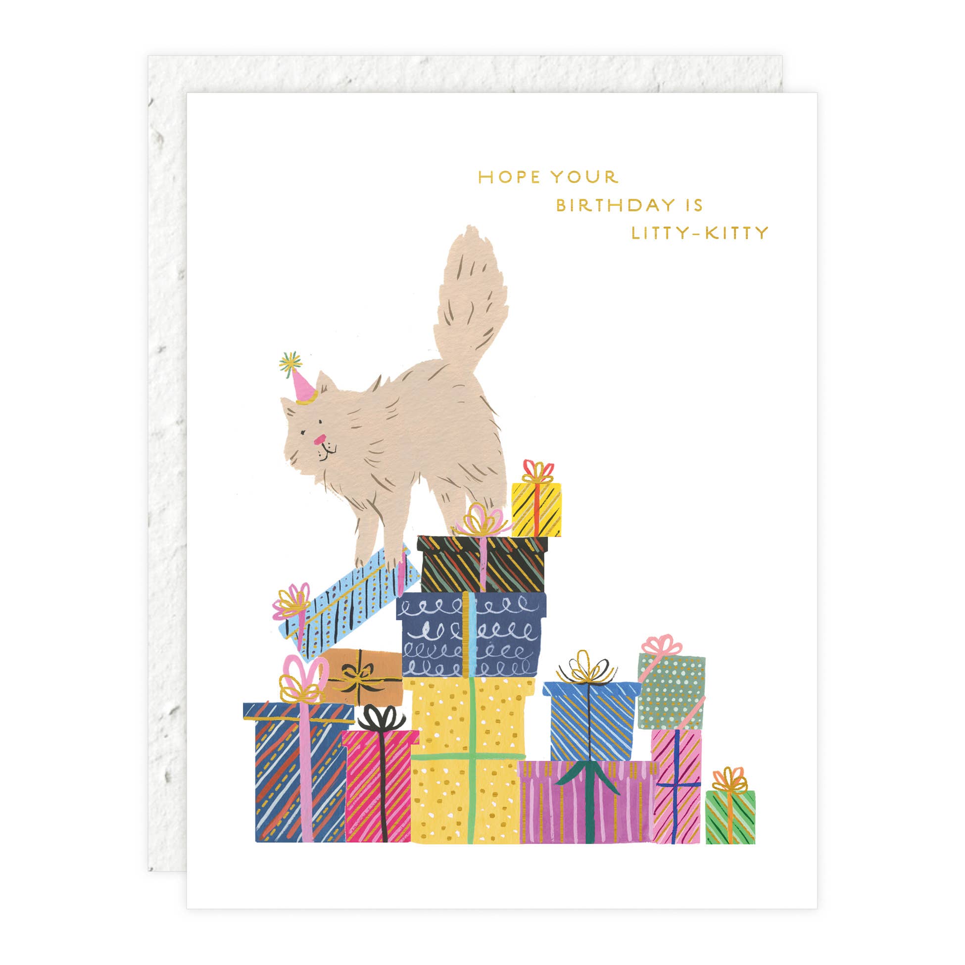 Purr-fect Presents - Birthday Card litty kitty