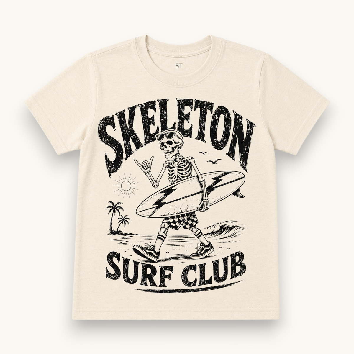 Skeleton Surf Club Tee